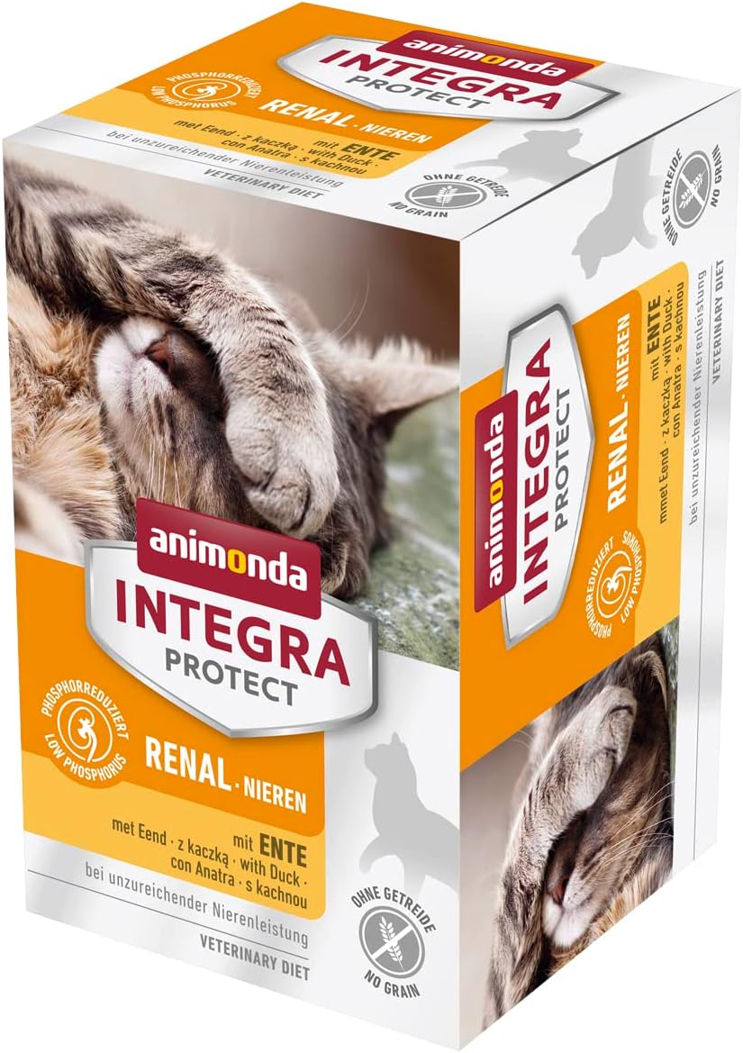 animonda INTEGRA PROTECT Sensitive Huhn Pur (16 x 100 g), Katzen Diätfutter bei Futtermittelallergie, sensitives Katzenfutter für allergische Katzen, Katzennassfutter ohne Getreide