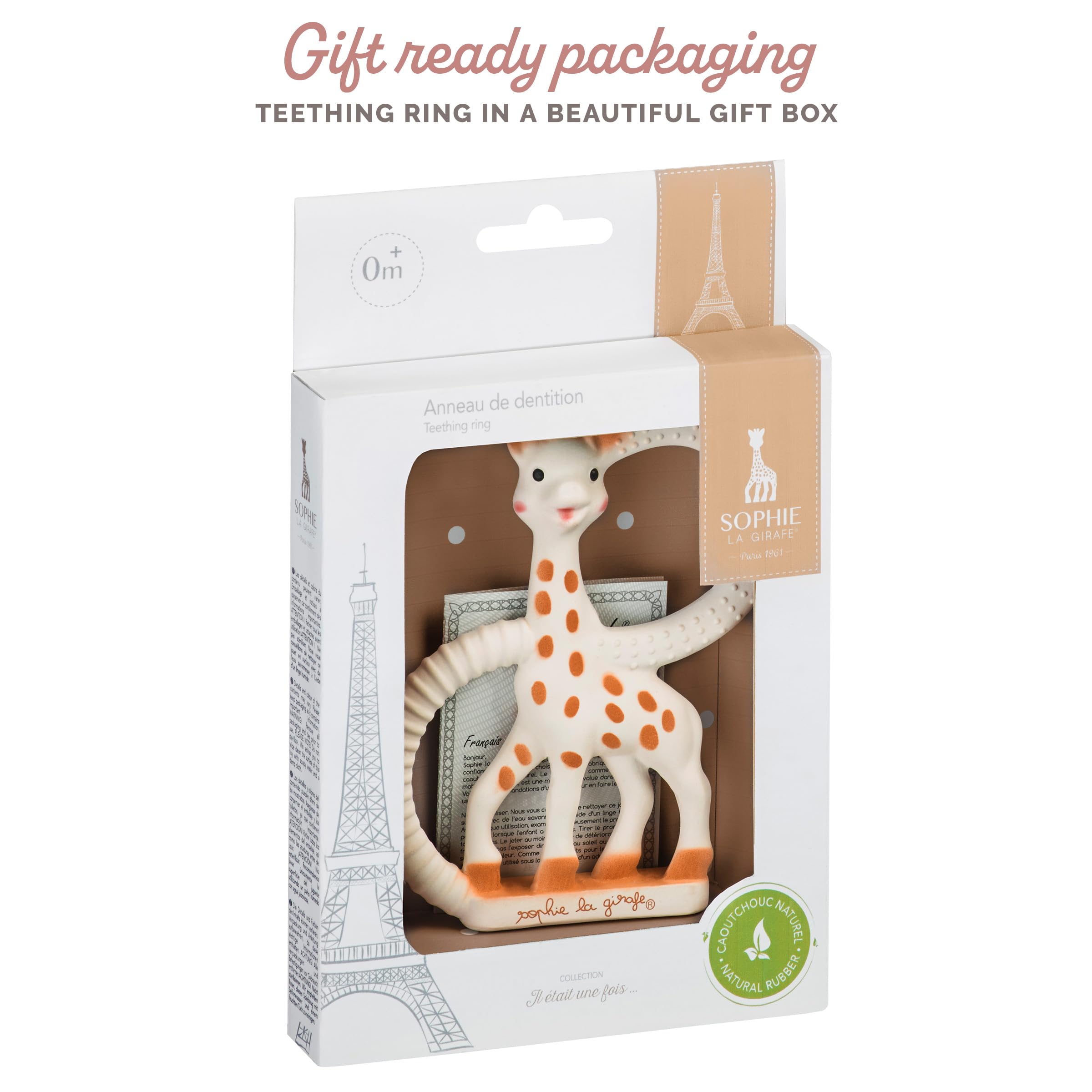 Sophie la girafe Beißring WEICH, 1 x 9 x 12 cm 010318