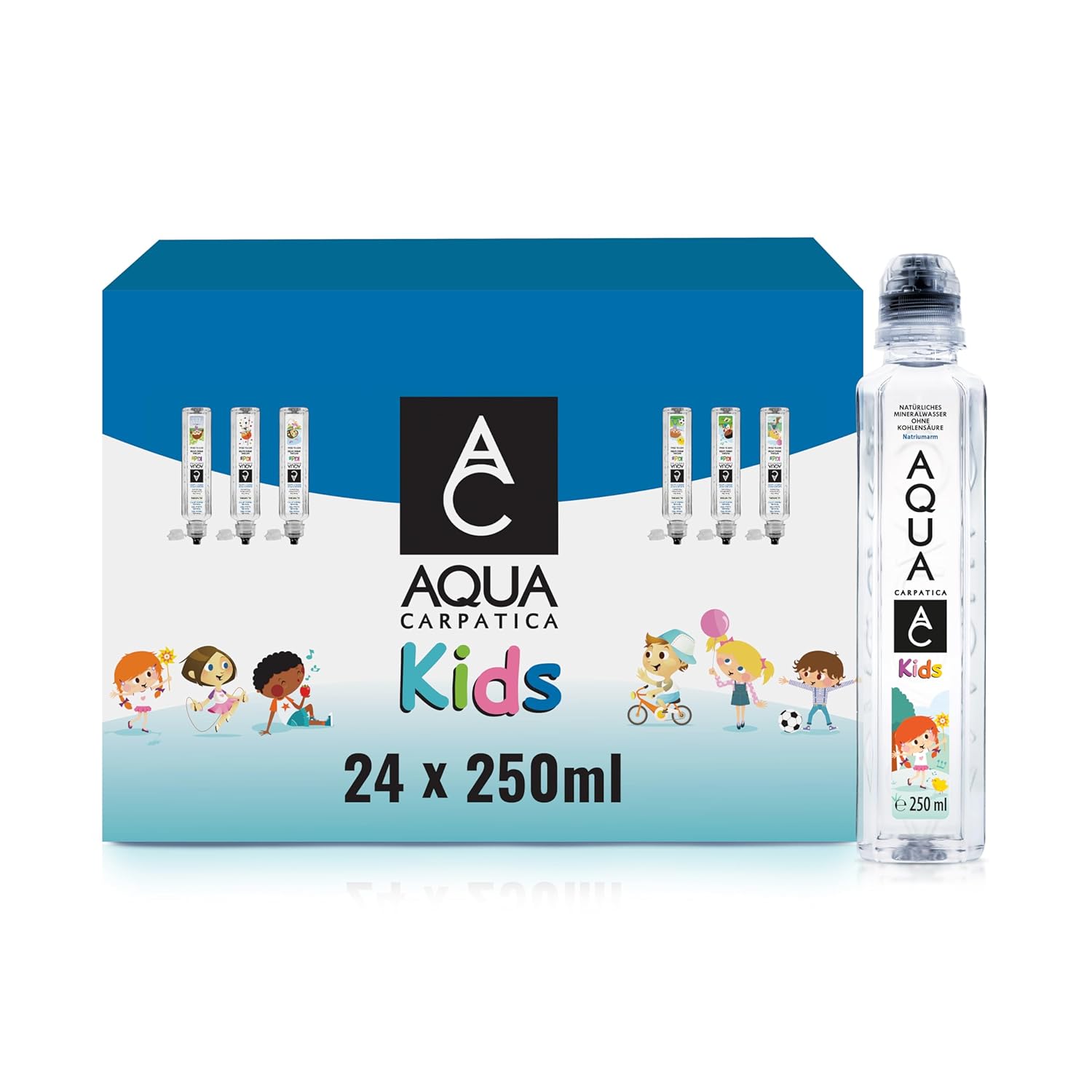 AQUA CARPATICA 1.5L x 12 (6x2) Still Water Premium Natürliches Mineralwasser, Mit Natürlichen Elektrolyten, 100% Recycelbar, BPA Frei, Ohne Kohlensäure, Perfekt für die Zubereitung von Babynahrung
