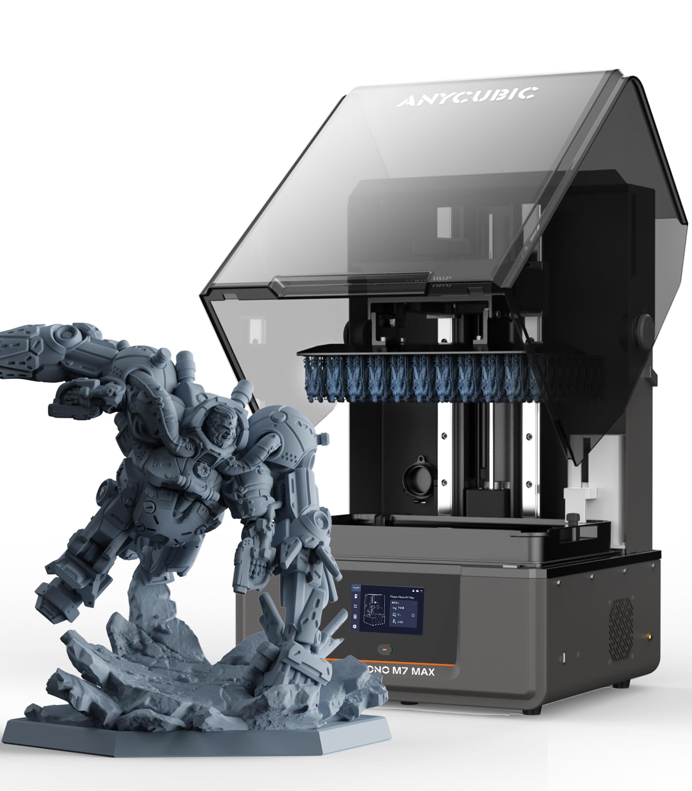 ANYCUBIC Resin 3D Printer, Photon Mono M7 MAX 13.6-inch 7K Mono LCD, High Precision, Temperature Control, Efficient Productivity, Large Printing Size of 11.73 x 6.46 x 11.81 Inch
