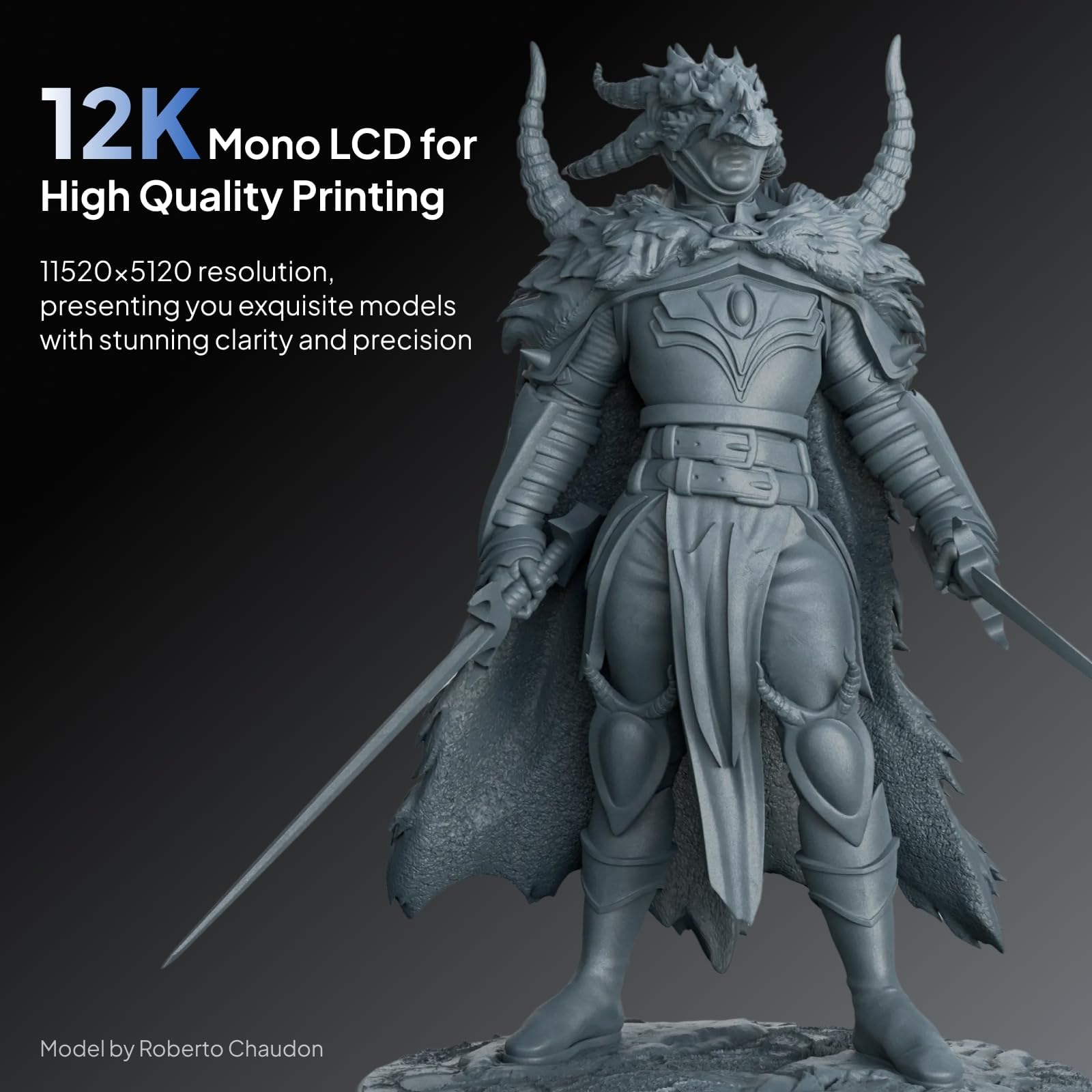 ELEGOO Saturn 4 Ultra 16K Resin 3D Printer with 10" 16K Mono LCD and Flip-up Lid, Smart Tank Heating at 30 °C, 150mm/h High Speed Printing, Large Printing Size of 8.33 × 4.66 × 8.66 Inches