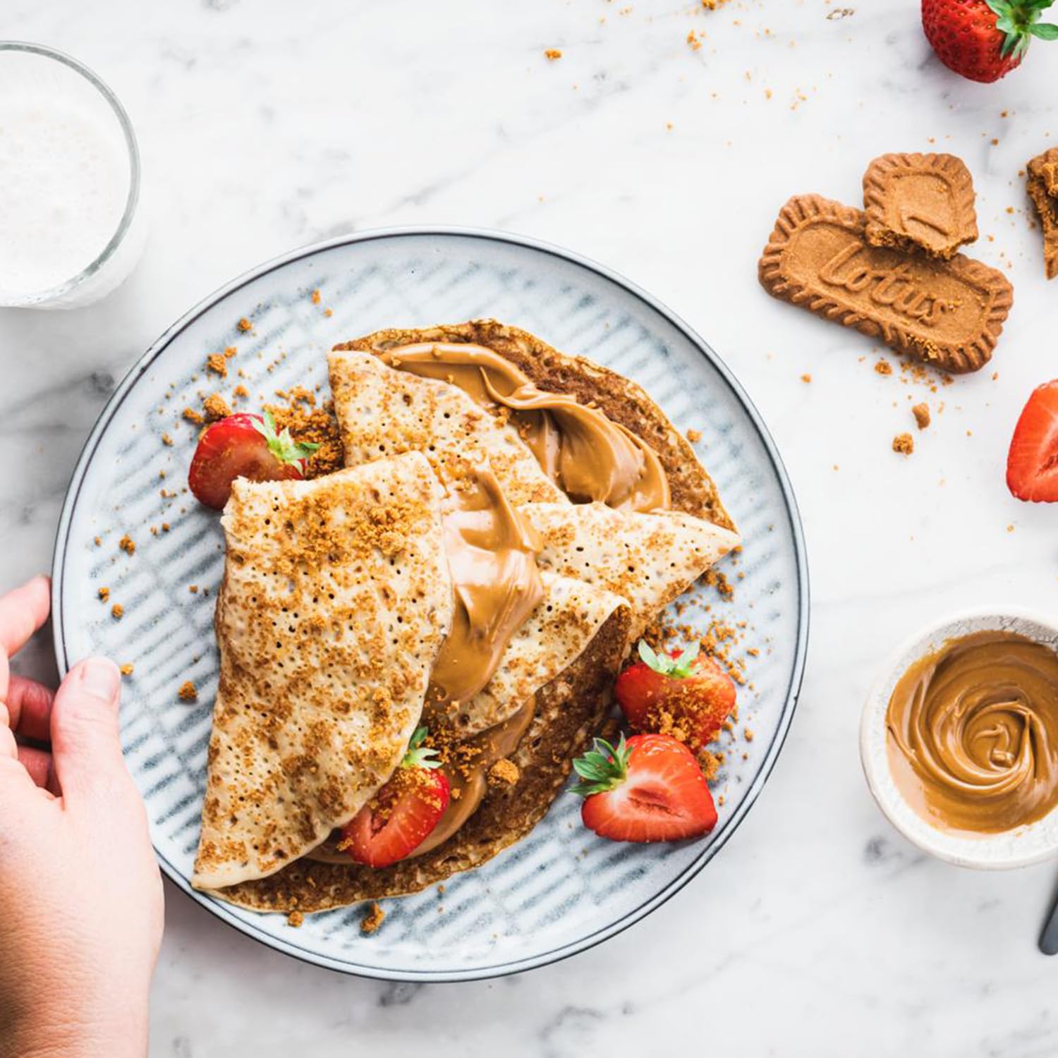 Lotus Biscoff Cookie Butter Spread, Creamy, non-GMO + Vegan, 25.4oz