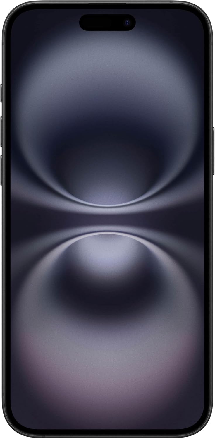 Apple iPhone 16 Plus, 128GB, Black - Unlocked (Renewed)