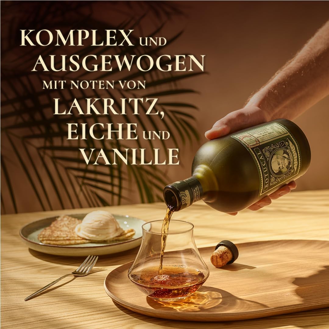 Botucal Reserva Exclusiva Rum - Geschenkempfehlung- Komplex und ausgewogen, mit einem langanhaltenden, verführerischen Abgang -0.7L/40% Vol.