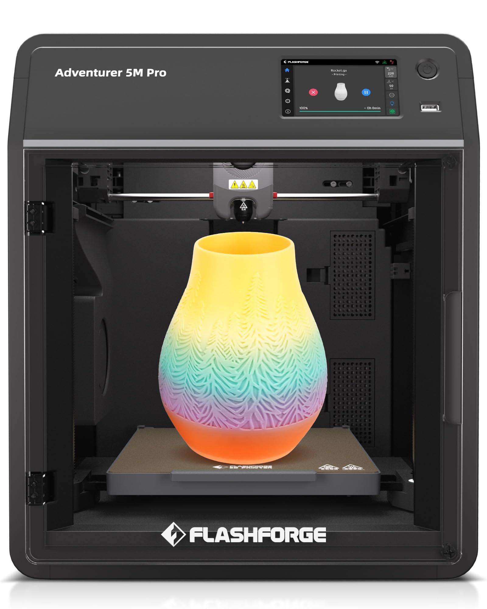 FLASHFORGE AD5X 3D Printer,Multi-Color Printing, 220x220x220mm Build Volume