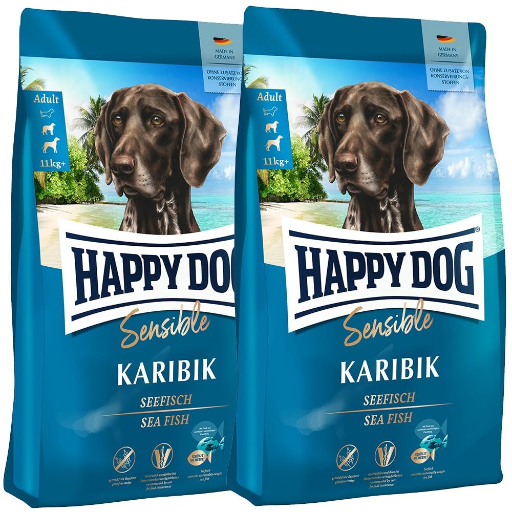 Happy Dog Sensible Neuseeland - M - Trockenfutter, Hundefutter - Geschmacksrichtung Lamm - 12,5kg