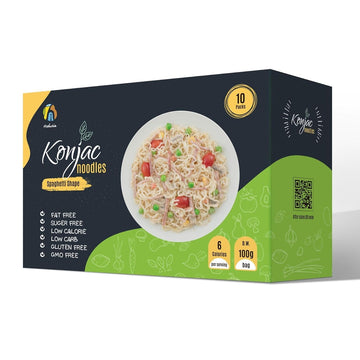 Hethstia Konjac Noodles, 10 Packs Shirataki Spaghetti - Low Carb, Low Calorie, Ready to Eat Konjac Pasta - Keto, Gluten-Free, Vegan, Fat-Free, 0 Sugar, Healthy Low Carb Pasta Substitute