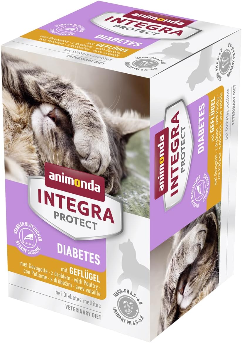 animonda INTEGRA PROTECT Sensitive Huhn Pur (16 x 100 g), Katzen Diätfutter bei Futtermittelallergie, sensitives Katzenfutter für allergische Katzen, Katzennassfutter ohne Getreide