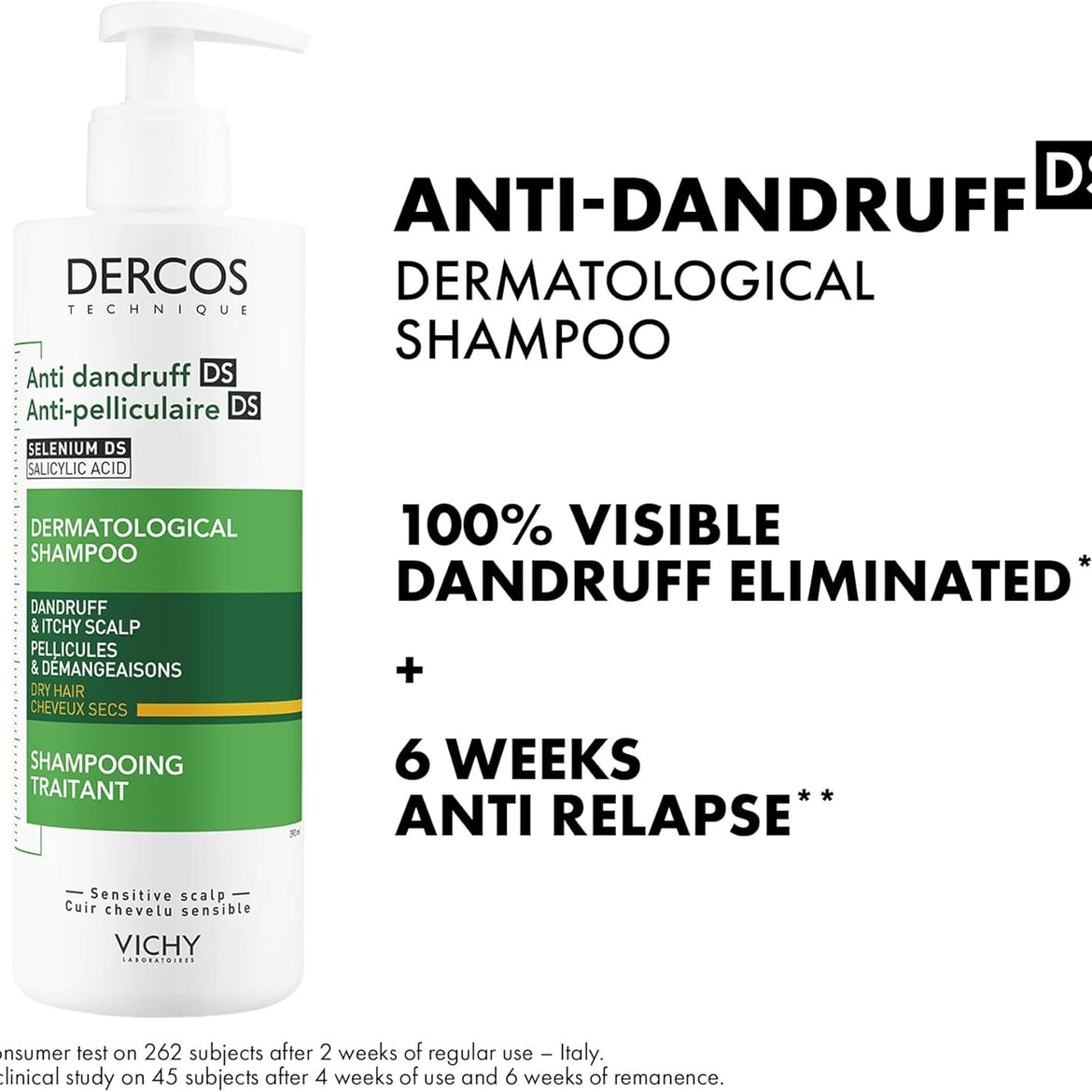 Vichy Dercos Anti Dandruff Shampoo for Dry hair