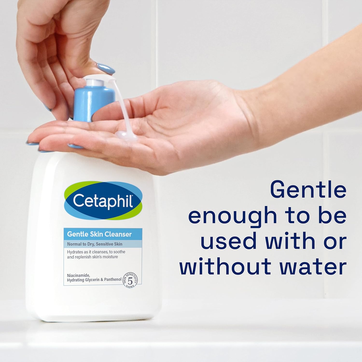 Cetaphil Gentle Skin Cleanser, Face & Body Wash for Dry to Normal, Sensitive Skin, Unscented, 236ml