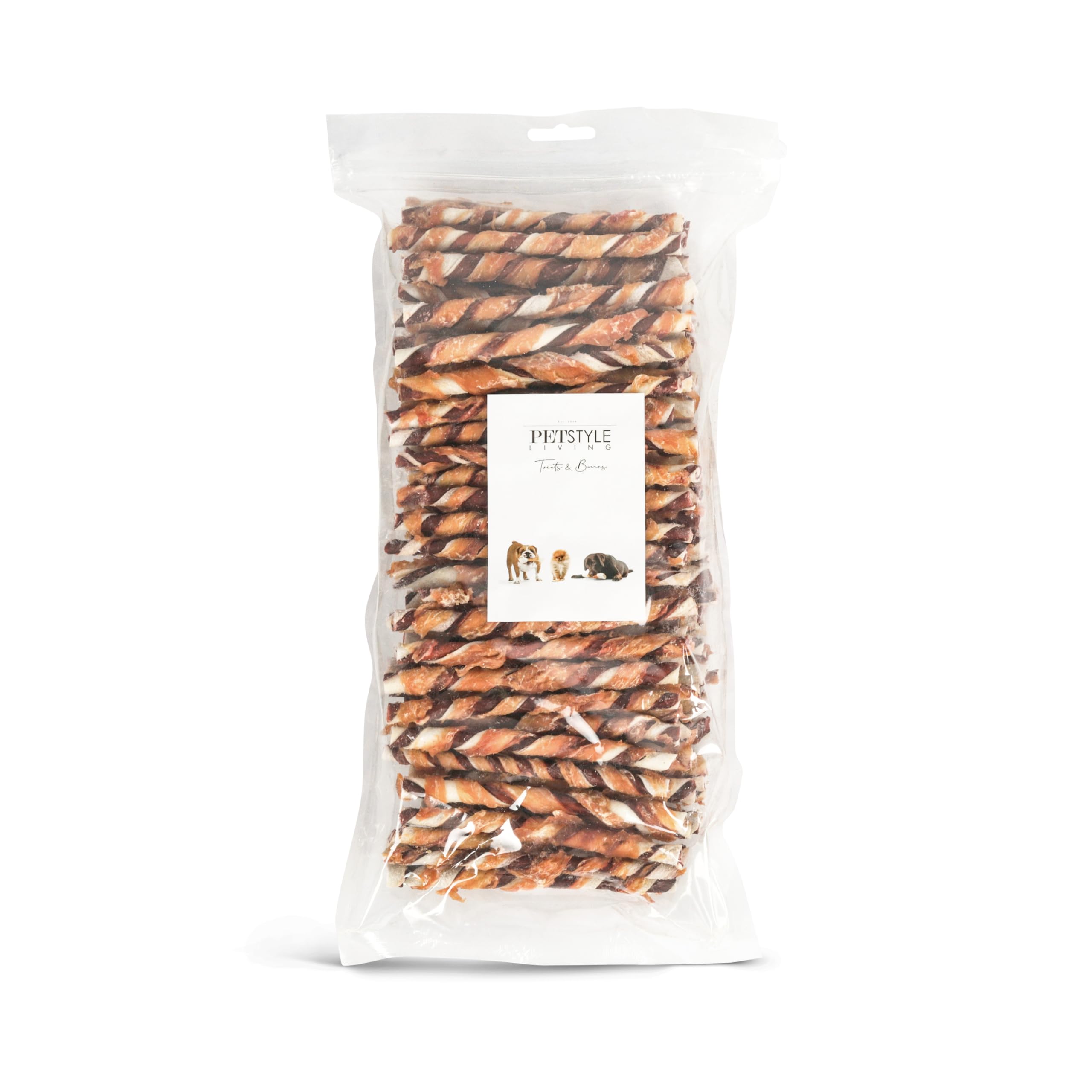 Kaustange mit Huhn - Hundesnack - 12,5cm - 100 Stück