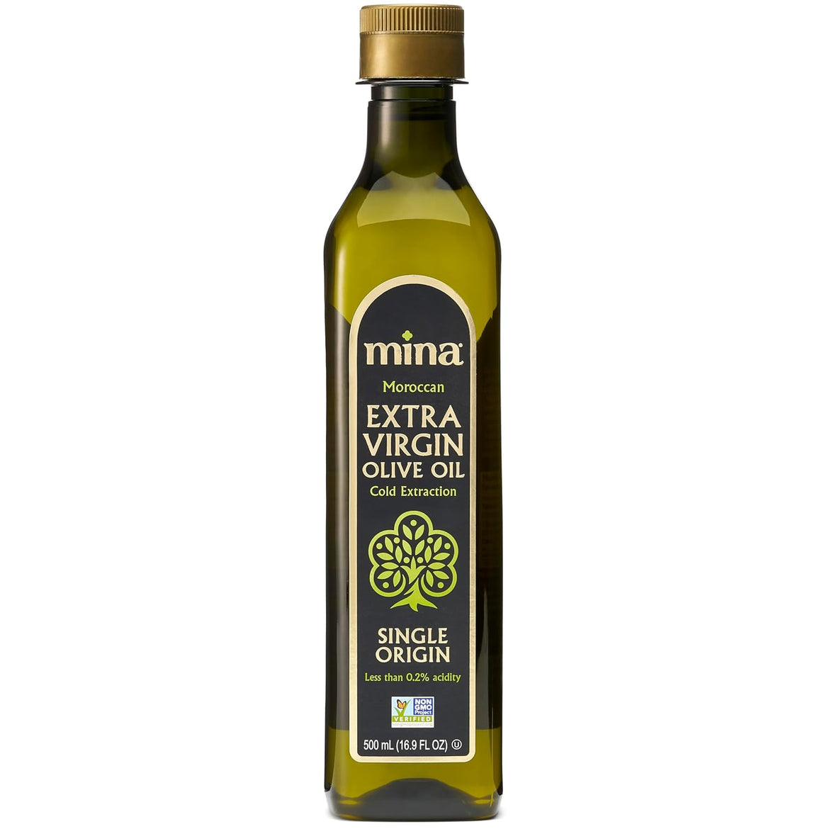 Mina Moroccan Olive Oil Extra Virgin 68 Fl Oz, New Harvest, Polyphenol Rich Olive Oil, Single Origin Extra Virgin Olive Oil, Cold Extraction, Less than 0.2% Acidity, 2 L