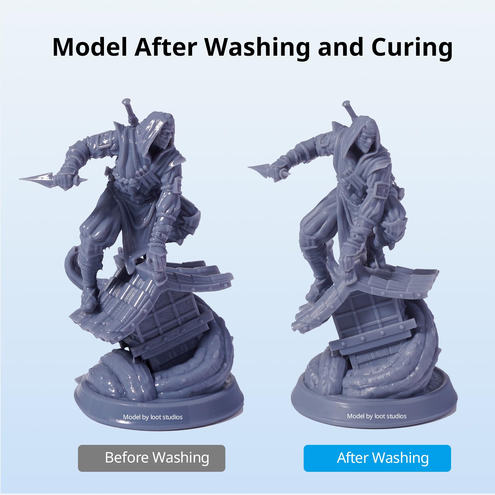 ANYCUBIC Wash and Cure 3, Upgraded Volume 2 in 1 Wash and Cure Station, with Gooseneck Lights, for Mars Anycubic Photon Mono 4 2 Resin 3D Printer, Washing Size of 165 x 100 x180 mm