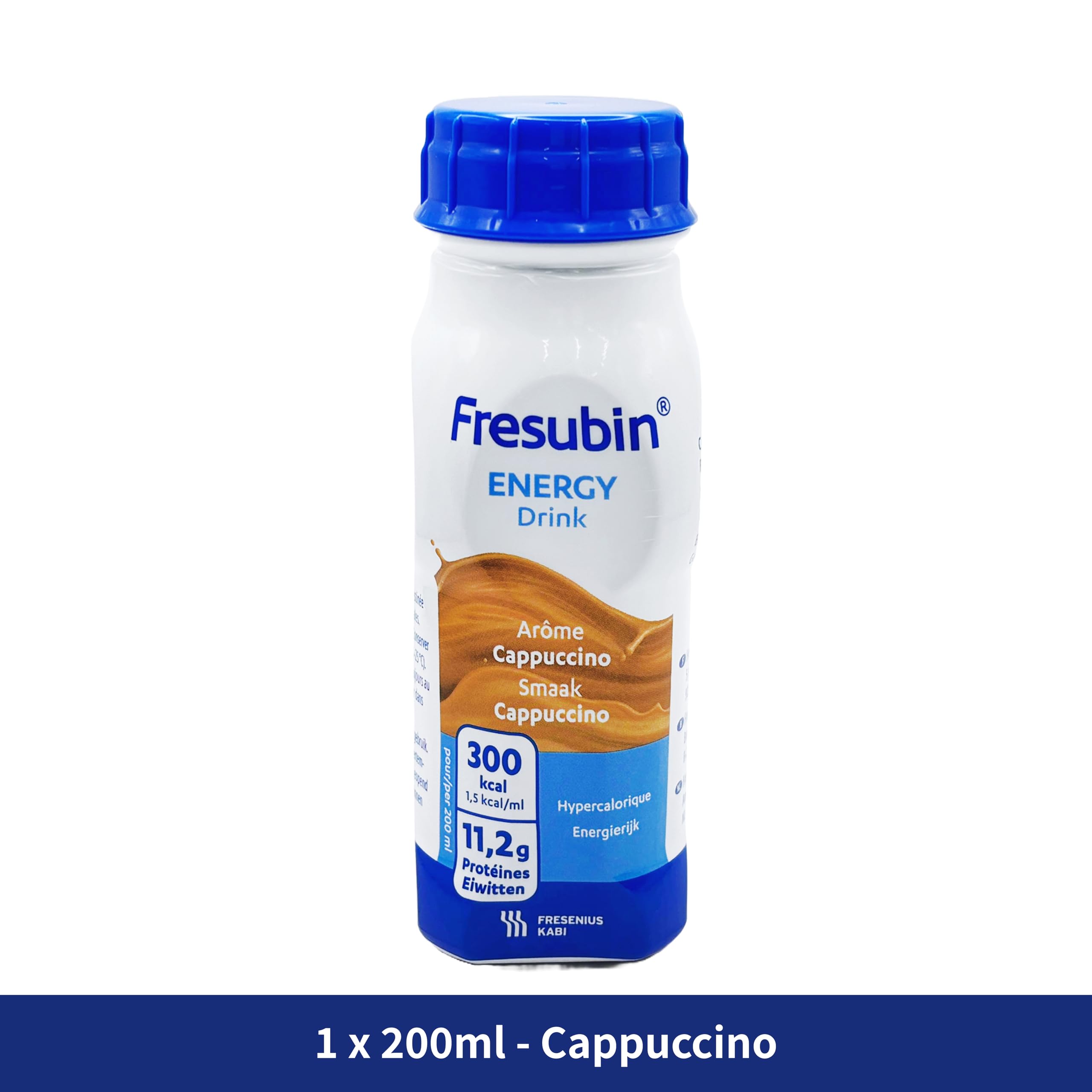Fresubin Energy Drink - Mischkarton Hochkalorische Trinknahrung von Fresenius Kabi in 6 Geschmacksrichtungen, 300 kcal pro Flasche (200 ml (24er Pack), Mischkarton)