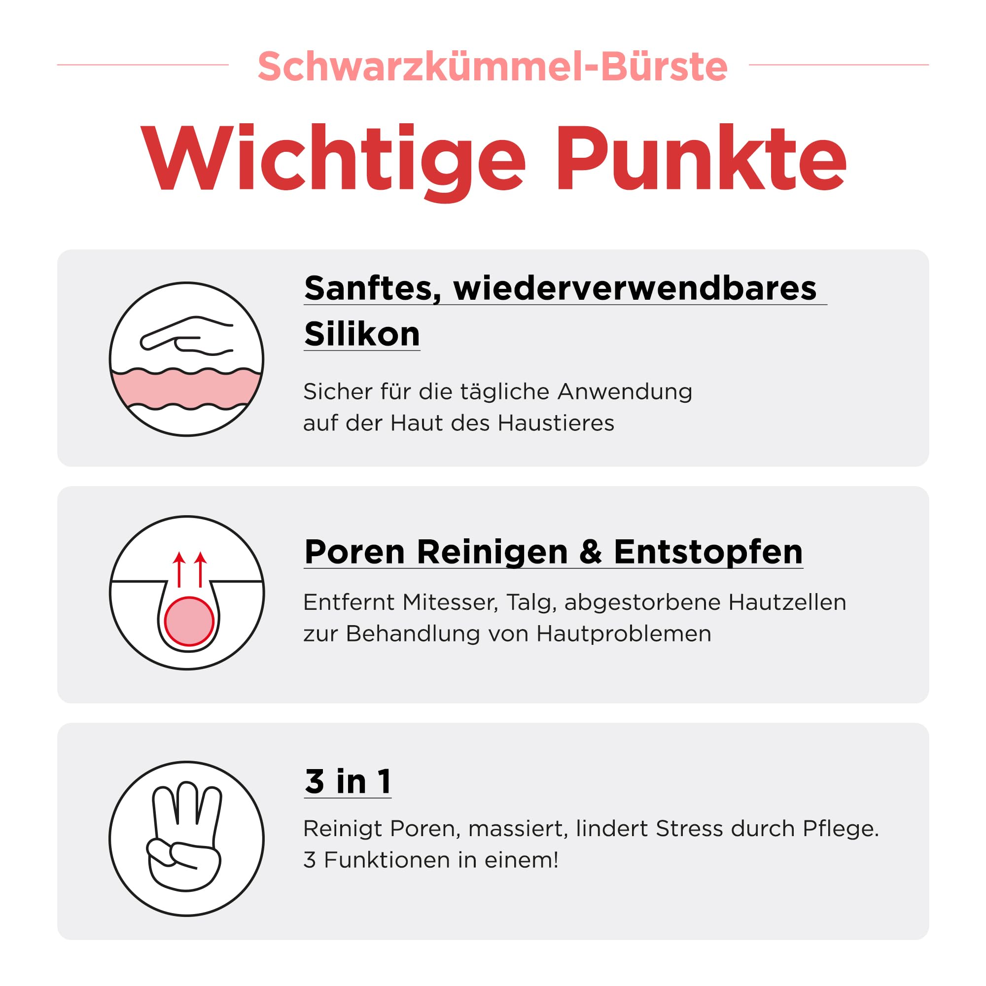 JAYU PET Schwarzkümmel-Reiniger - Kinnakne-Behandlung für Katzen, ungiftiger hypoallergener Reiniger, entfernt Mitesser am Katzenkinn und verbessert die Hautgesundheit (125 ml)