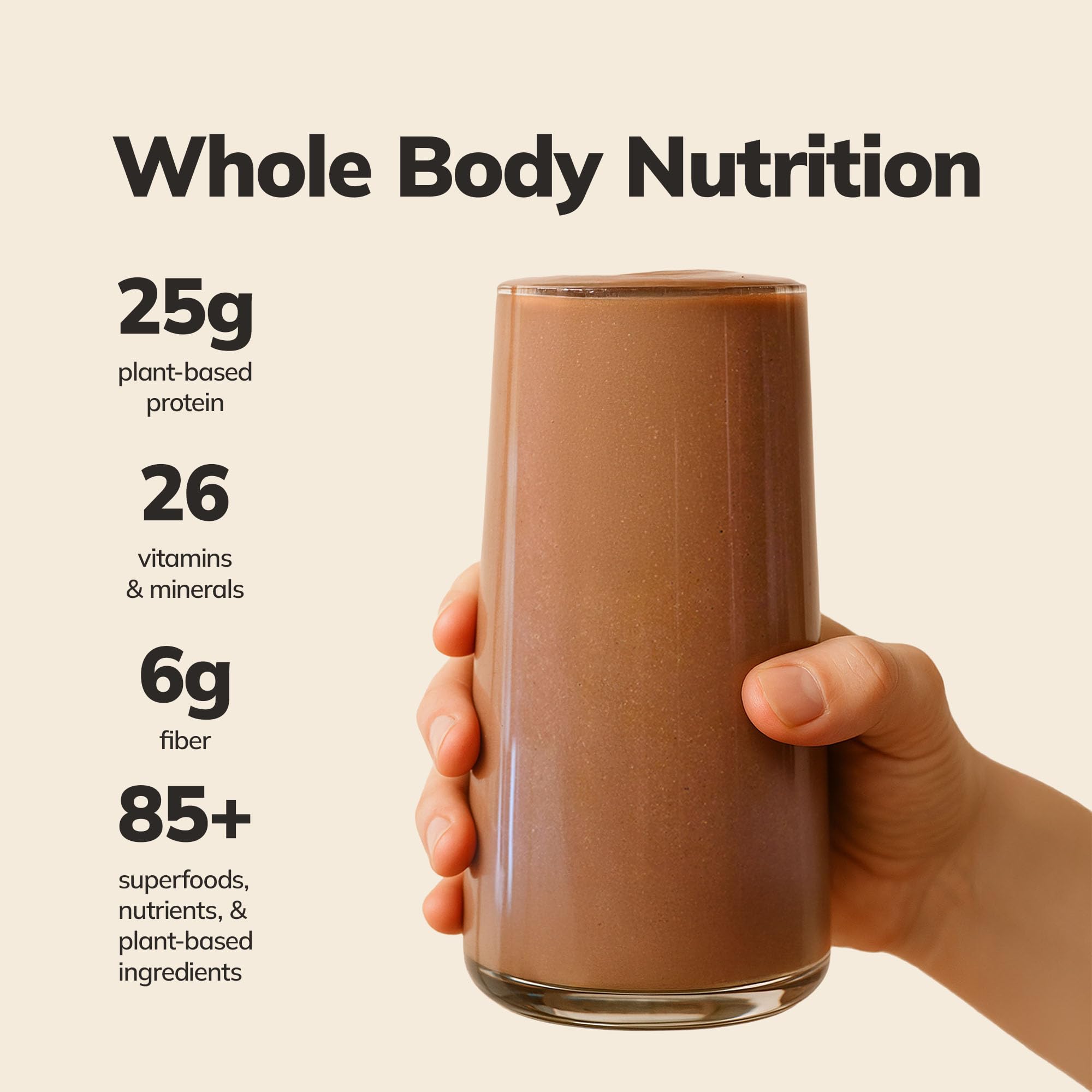 Ka’Chava Whole Body Meal Shake Vanilla 2 lb – Vegan Protein Powder with 85+ Superfoods & Greens – Plant-Based Meal Replacement with Probiotics & Digestive Enzymes – Gluten & Dairy Free (15 Servings)
