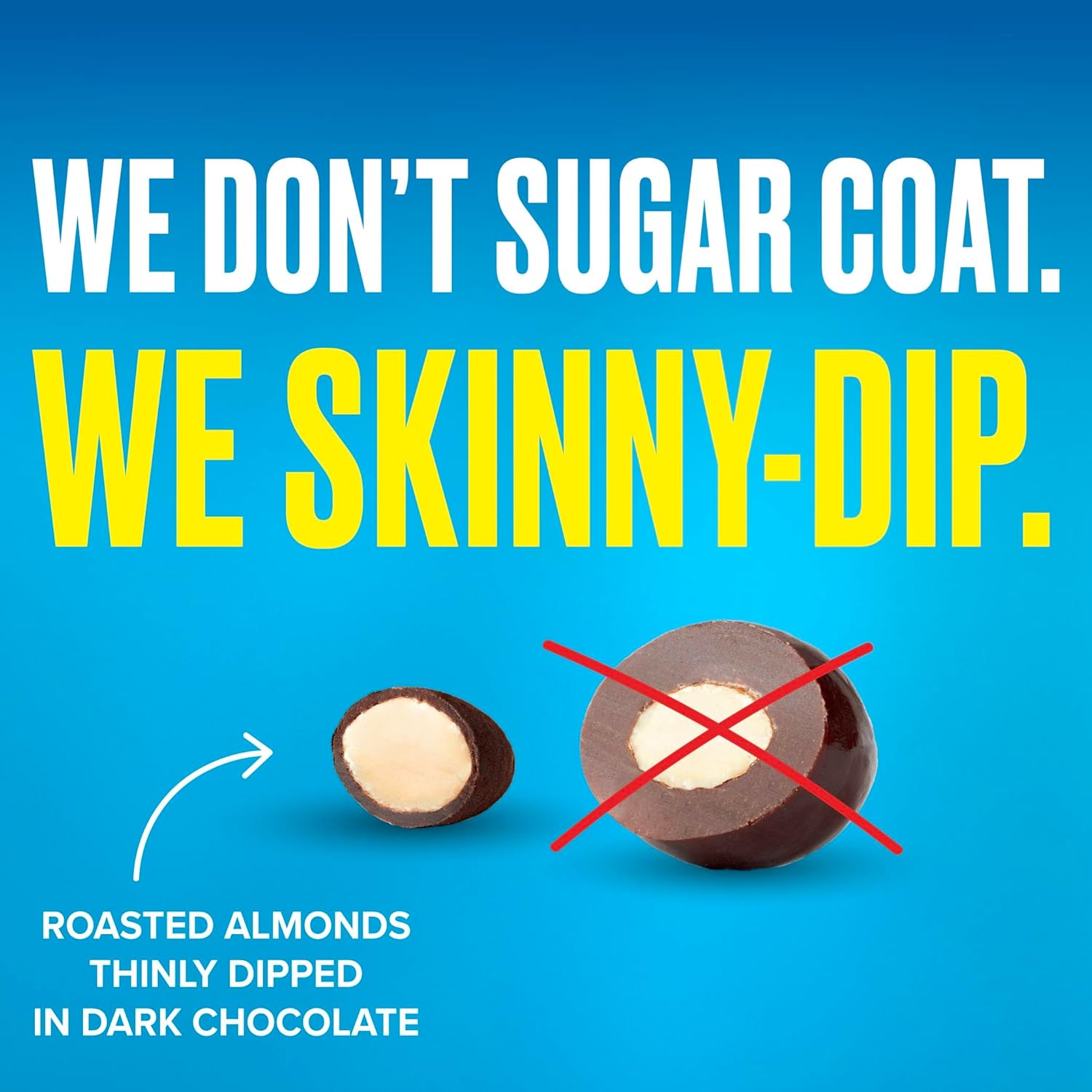 SkinnyDipped Snack Attack Minis Almond Variety Pack, Healthy Snack, Plant Protein, Gluten Free, 0.46 oz Mini Bags, Pack of 25