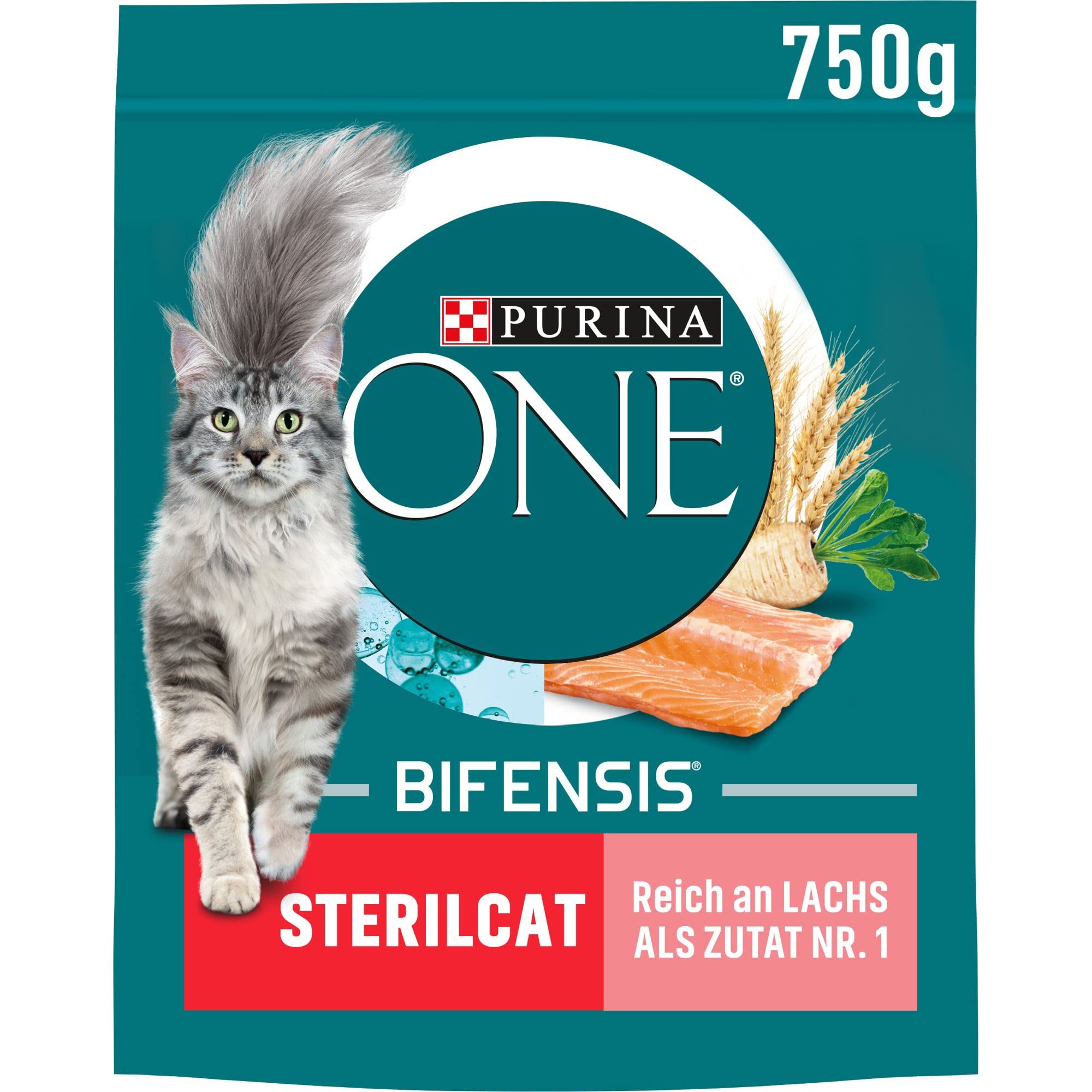 PURINA ONE BIFENSIS STERILCAT Katzenfutter trocken für sterilisierte Katzen, reich an Huhn, 1er Pack (1 x 5, 7kg)