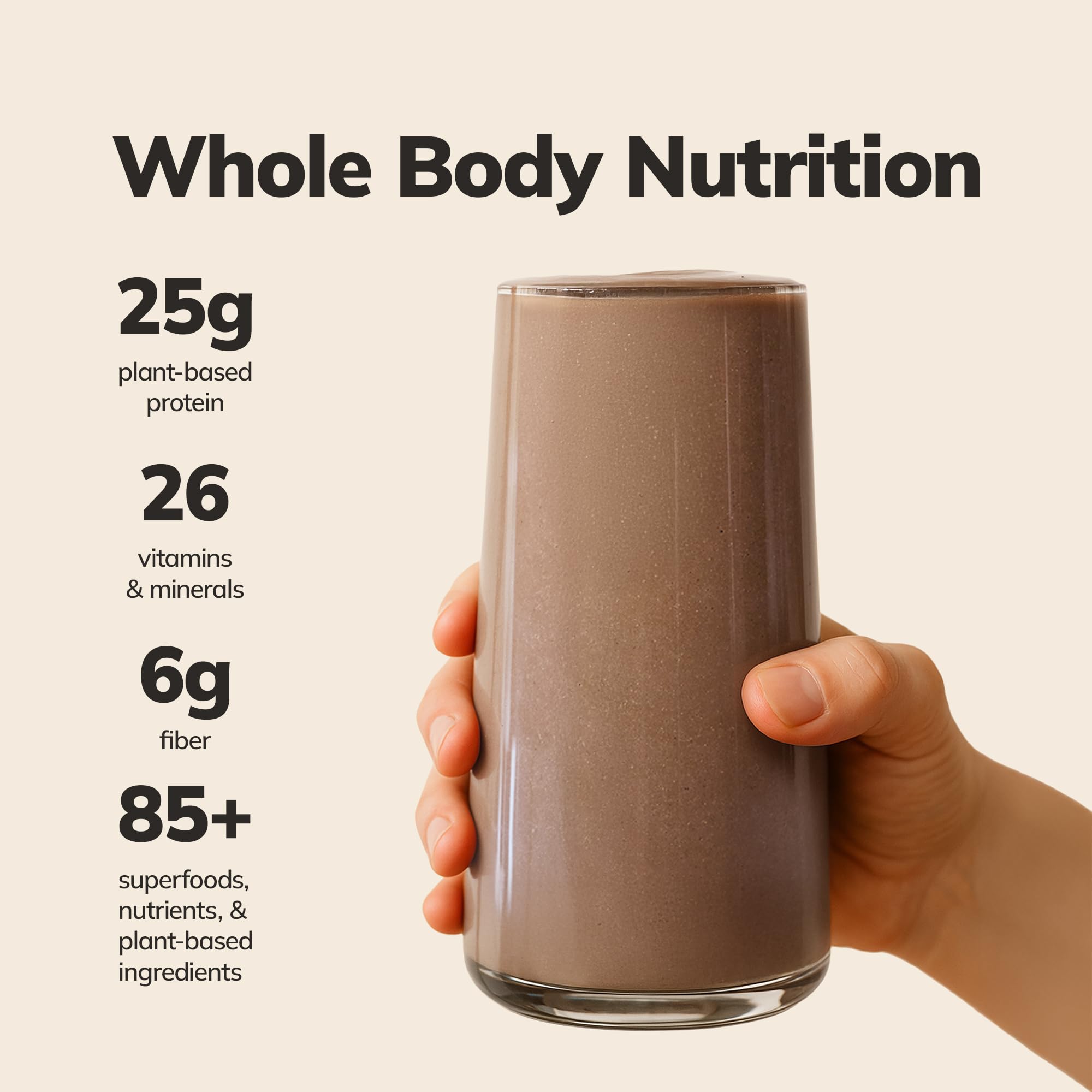 Ka’Chava Whole Body Meal Shake Vanilla 2 lb – Vegan Protein Powder with 85+ Superfoods & Greens – Plant-Based Meal Replacement with Probiotics & Digestive Enzymes – Gluten & Dairy Free (15 Servings)