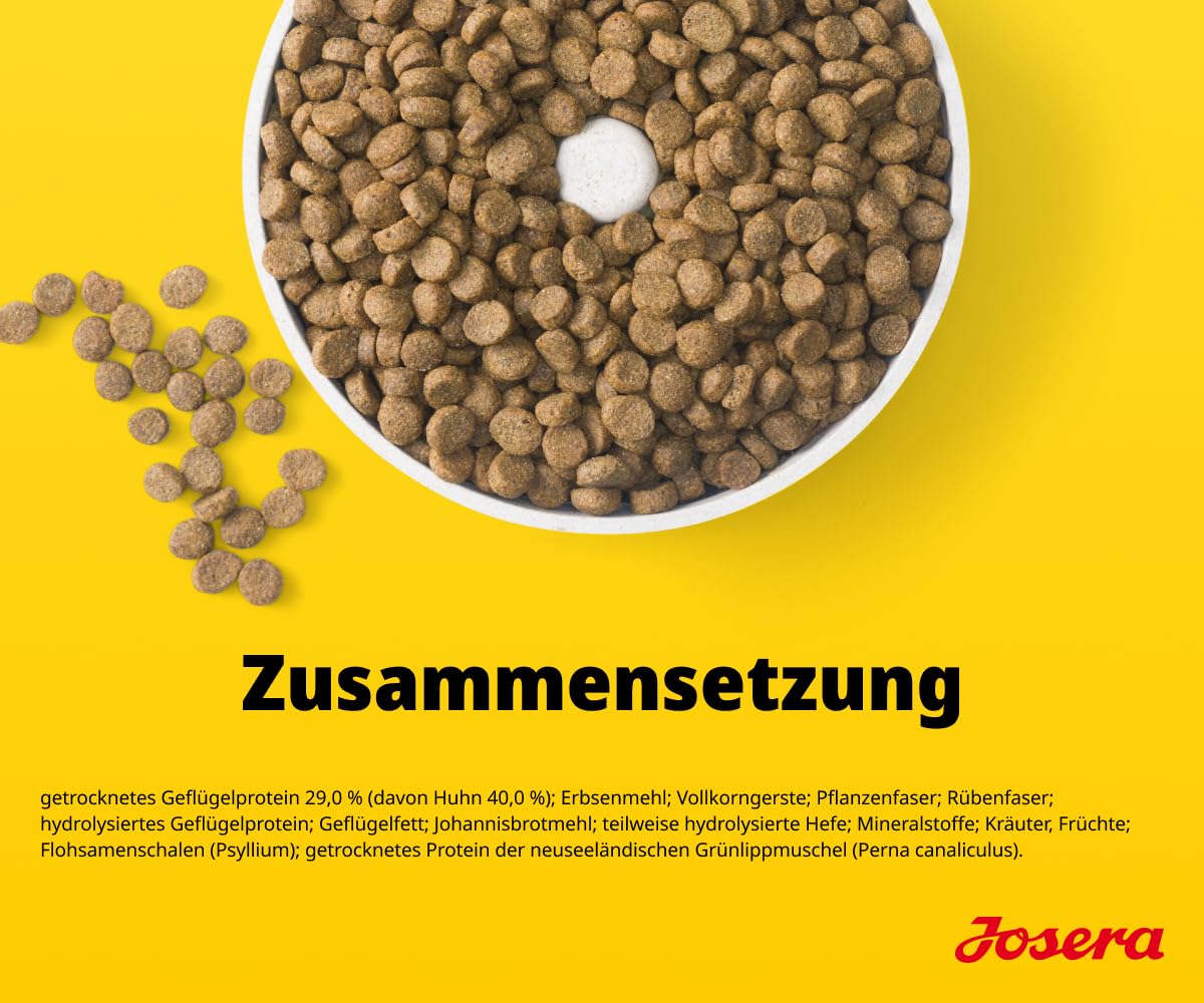 JOSERA Adult Light & Vital Huhn (1 x 12,5 kg) | Premium Trockenfutter für ausgewachsene Hunde | mit Erbse | wenig Fett & viel Protein zur Gewichtskontrolle | leicht verdaulich | weizenfrei |1er Pack