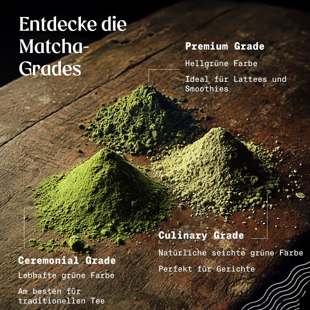 NaturaleBio Matcha Tee Pulver Bio - Premium-Qualität - 100g. Original Green Tea aus Japan. Japanischer ideal zum Trinken. Grüntee für Latte, Smoothies Getränk. Hergestellt in Uji, Kyoto.