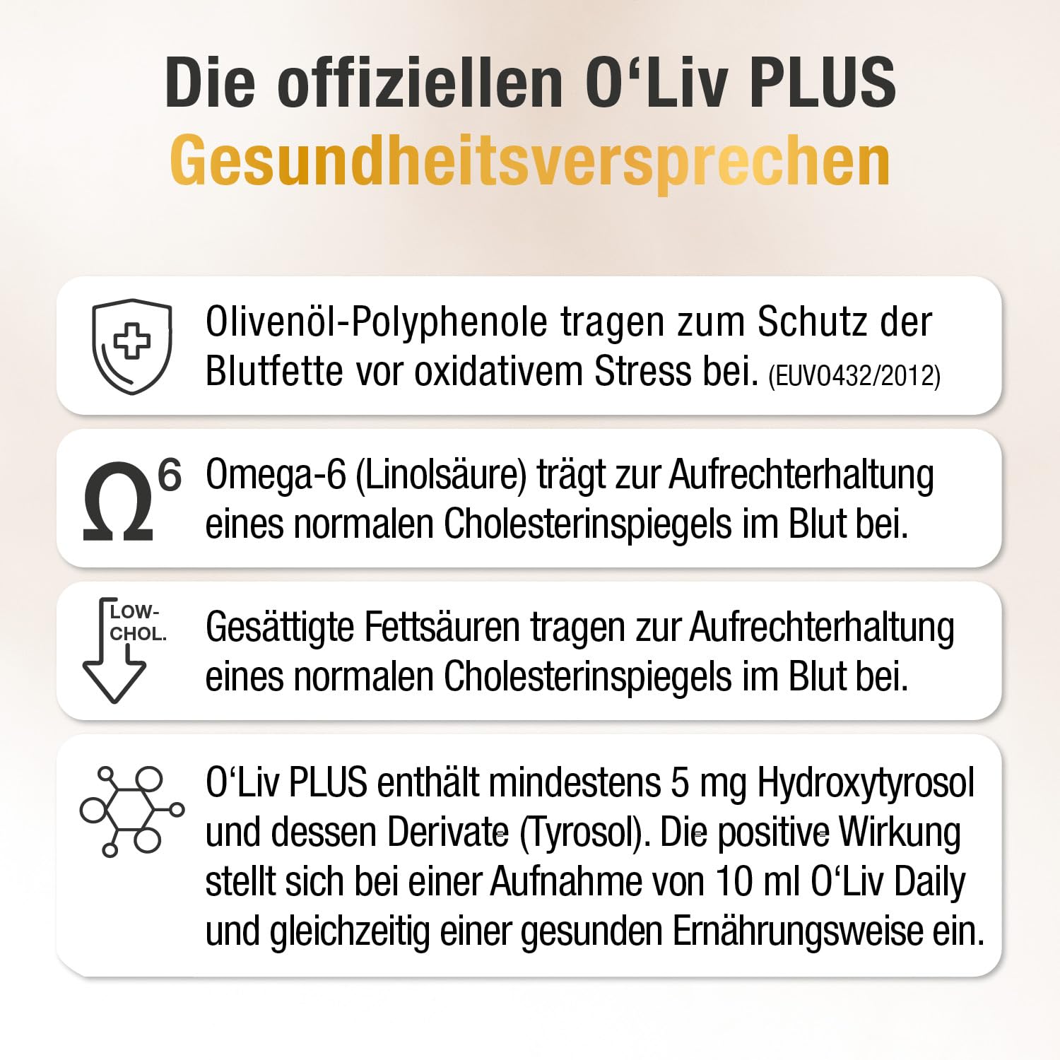 Das Olivenöl mit Gesundheitswert – extra hoher Polyphenol-Gehalt 950 mg/kg – Bio-Qualität – nur 1 Esslöffel/Tag – Oliv PLUS – 500 ml – 50 Portionen