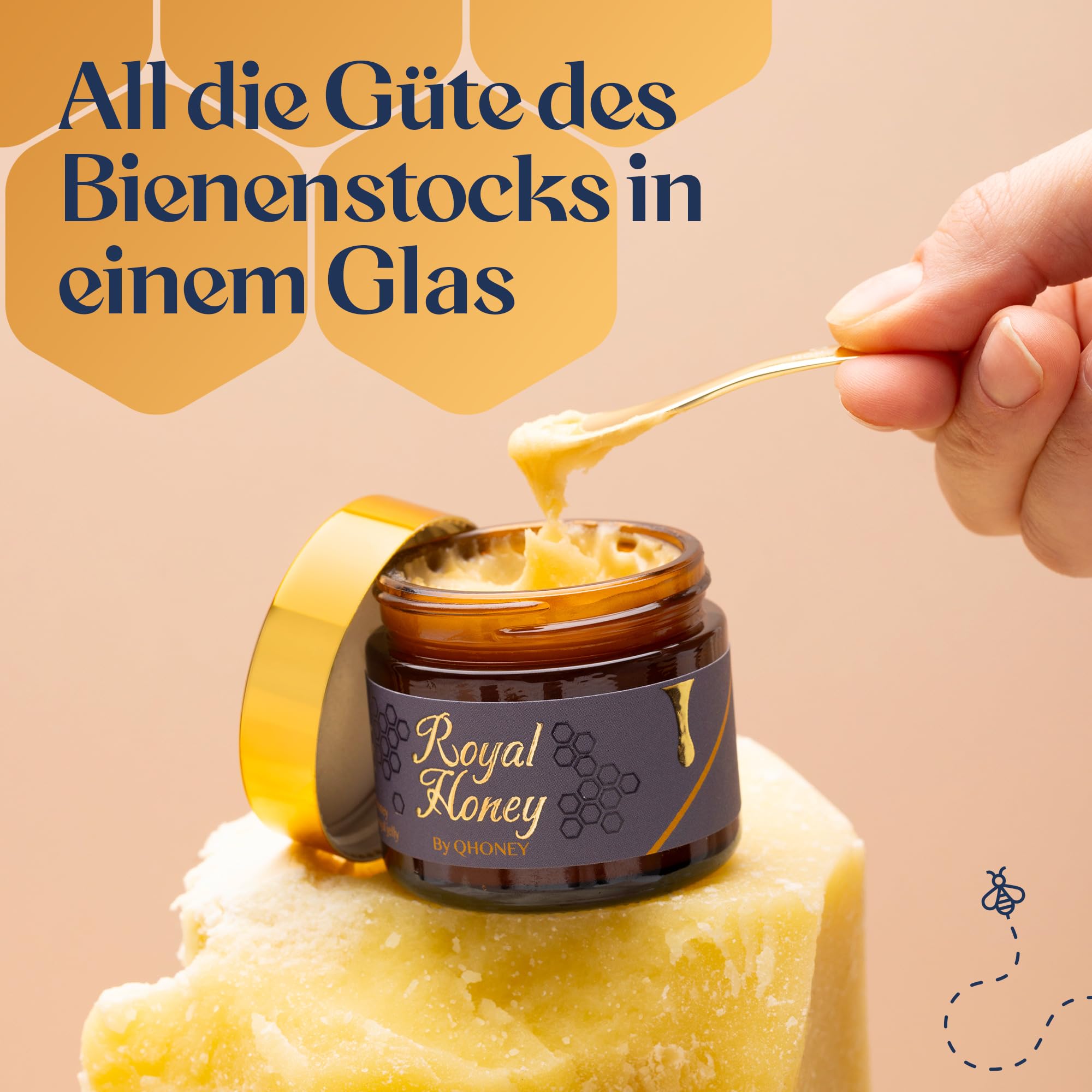 Q Honey – Wildblütenhonig vom Imker, NMR-geprüft, geprüfte Qualität & international anerkannt 2025, 1 kg