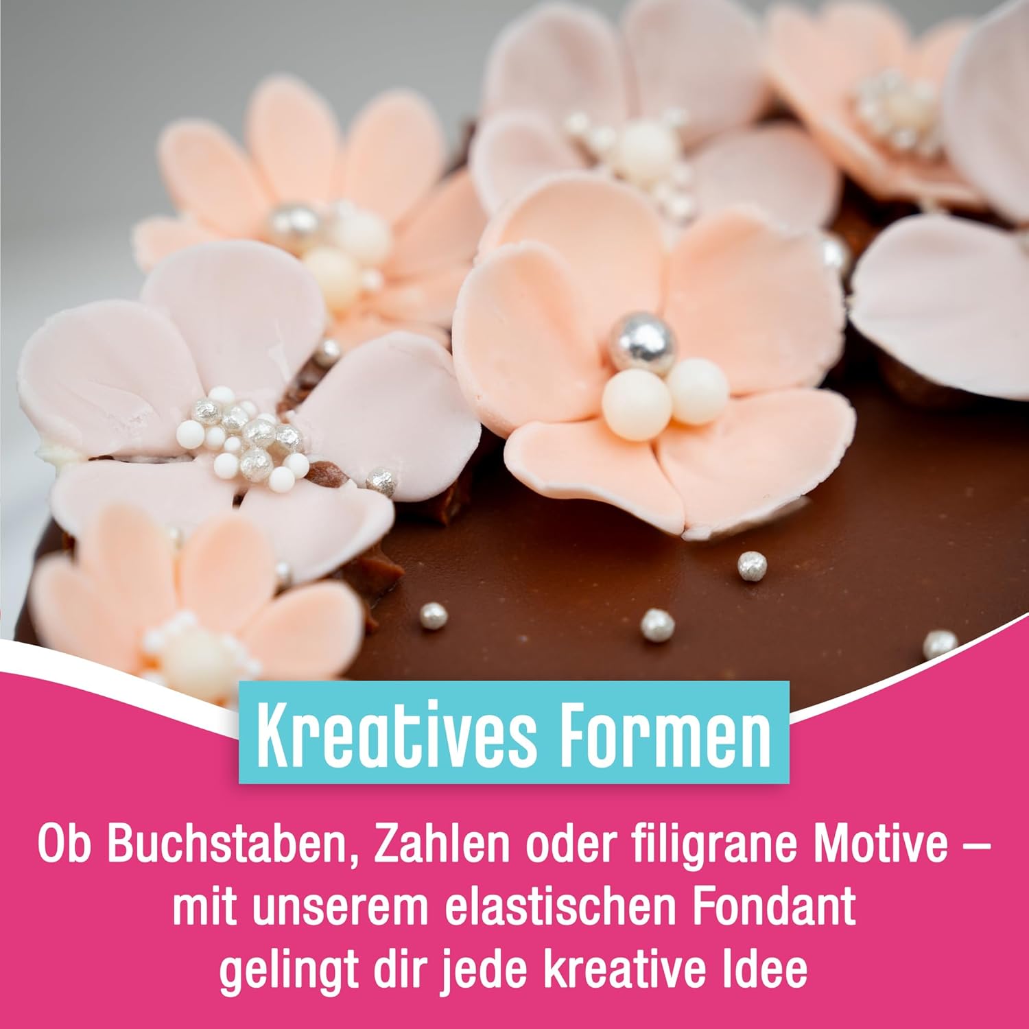 Decocino Fondant, Weiss, 250 g (1er Pack)