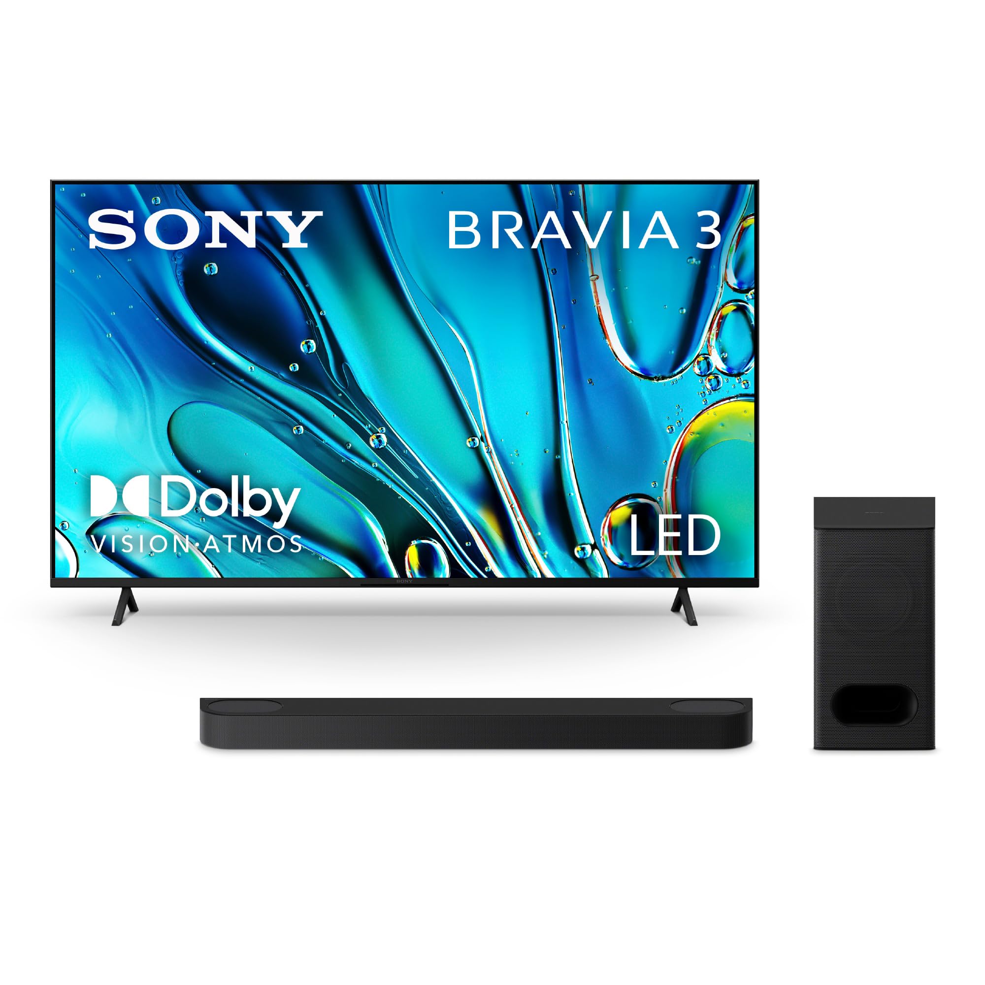 Sony 75-Inch Class 4K Ultra HD BRAVIA 3 LED Smart TV with Google TV, Dolby Vision HDR, and Exclusive Features for PlayStation®5 (K-75S30)
