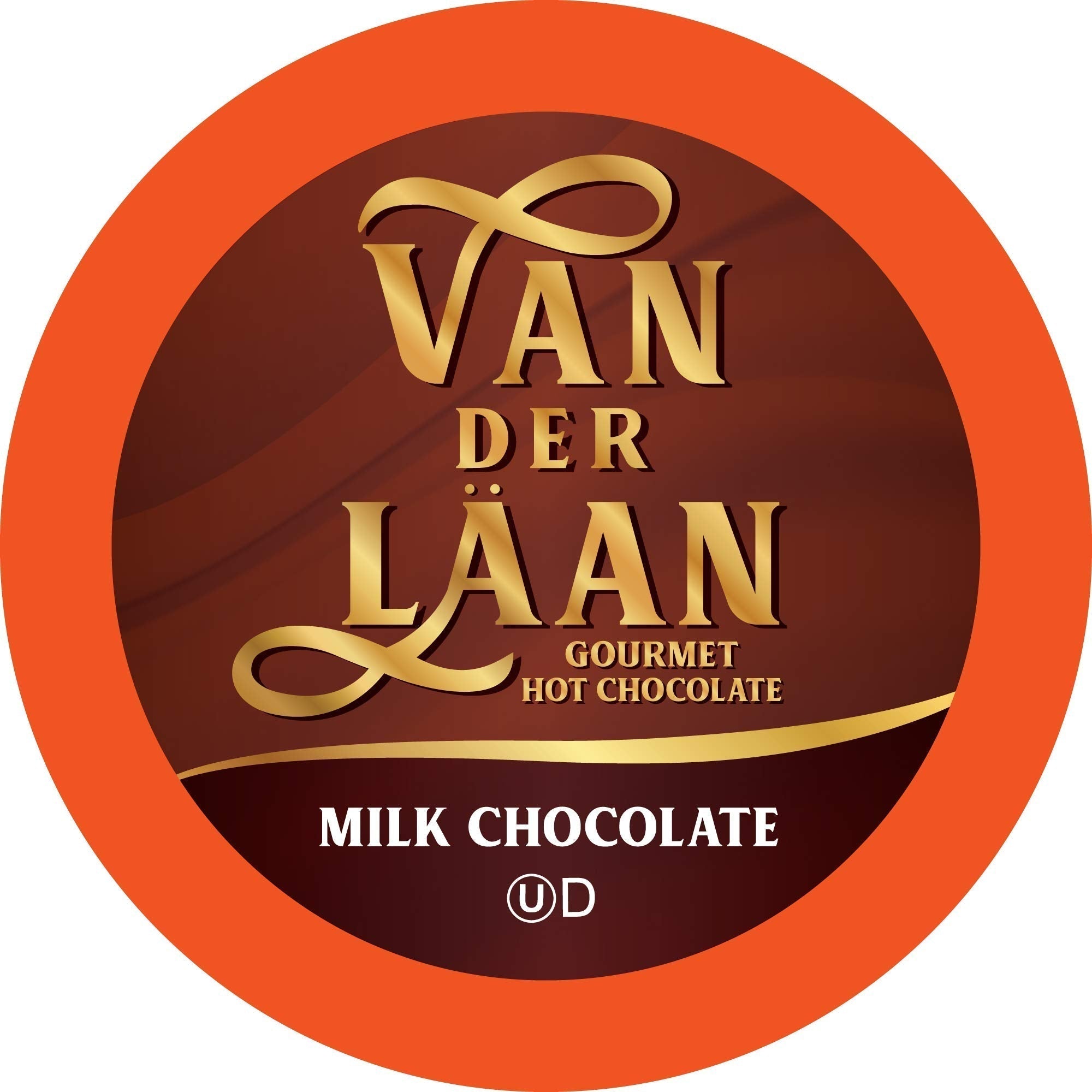 Van Der Laan Chocolate Hot Cocoa Pods, Dark Chocolate Gourmet Dutch Chocolate Compatible with K Cup Brewers Including 2.0, 40 Count