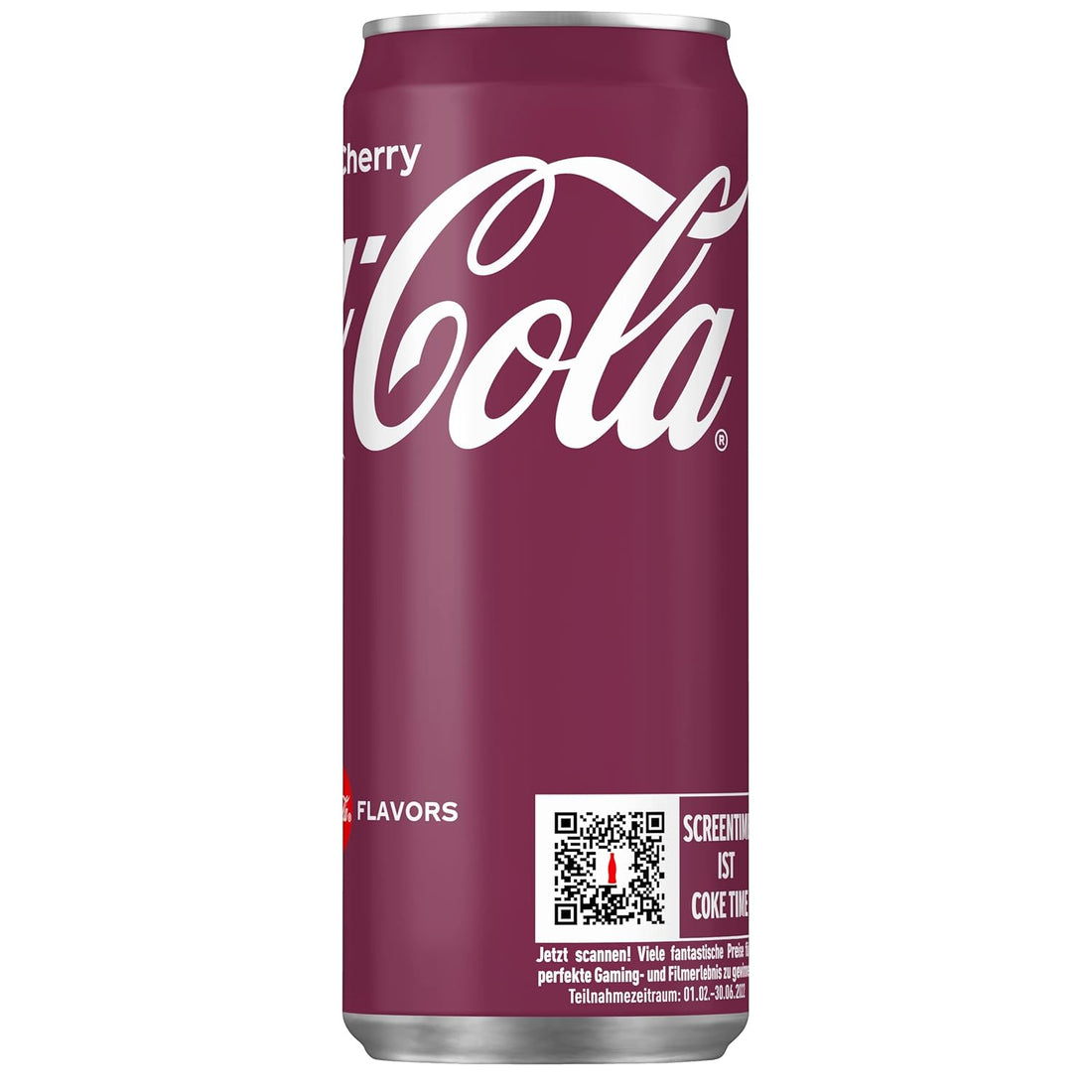 Coca-Cola Cherry - fruchtiges Erfrischungsgetränk mit Kirsch-Geschmack - koffeinhaltiger Softdrink in Einweg Dosen (24 x 330 ml)