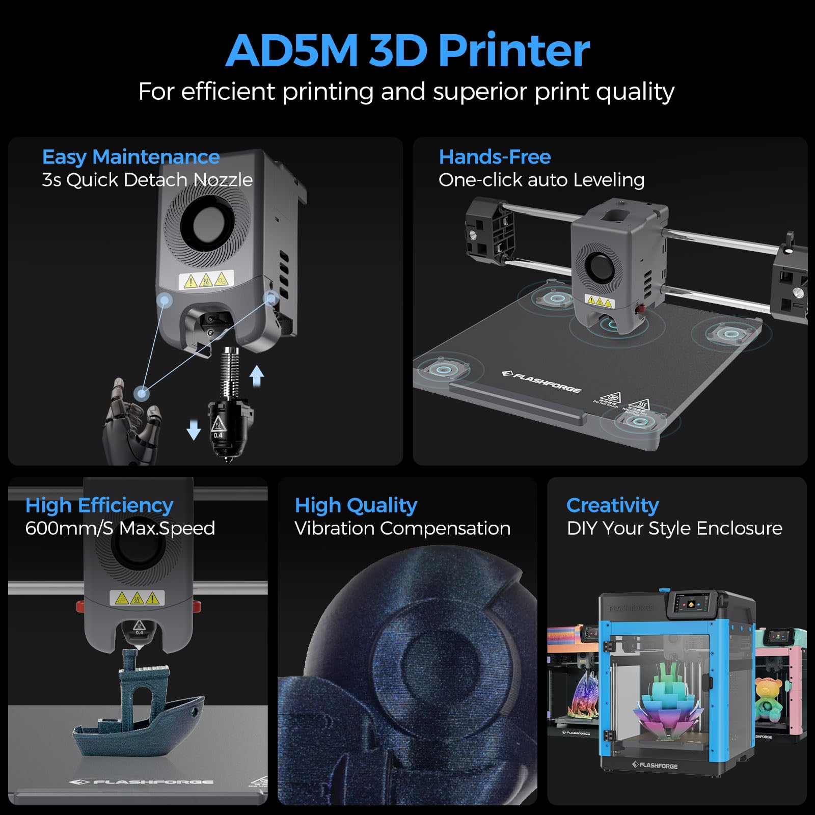FLASHFORGE Adventurer 5M 3D Printer
