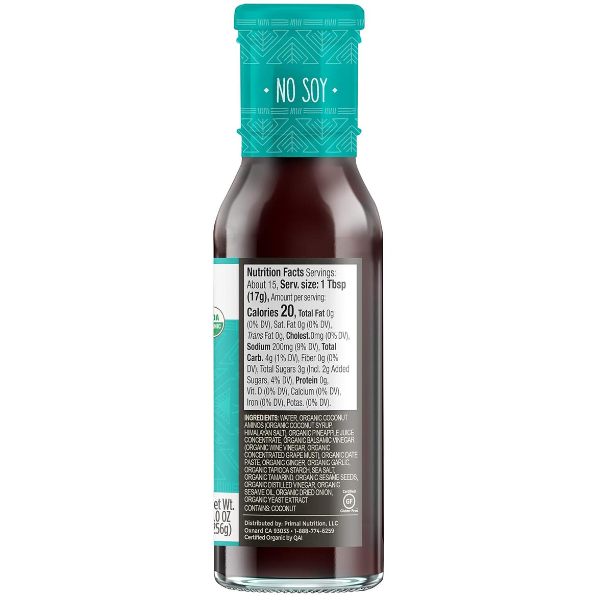 Primal Kitchen No Soy Teriyaki Sauce Variety 2-Pack, Made with Real Ingredients, Includes 1 Island Teriyaki & 1 Original Teriyaki