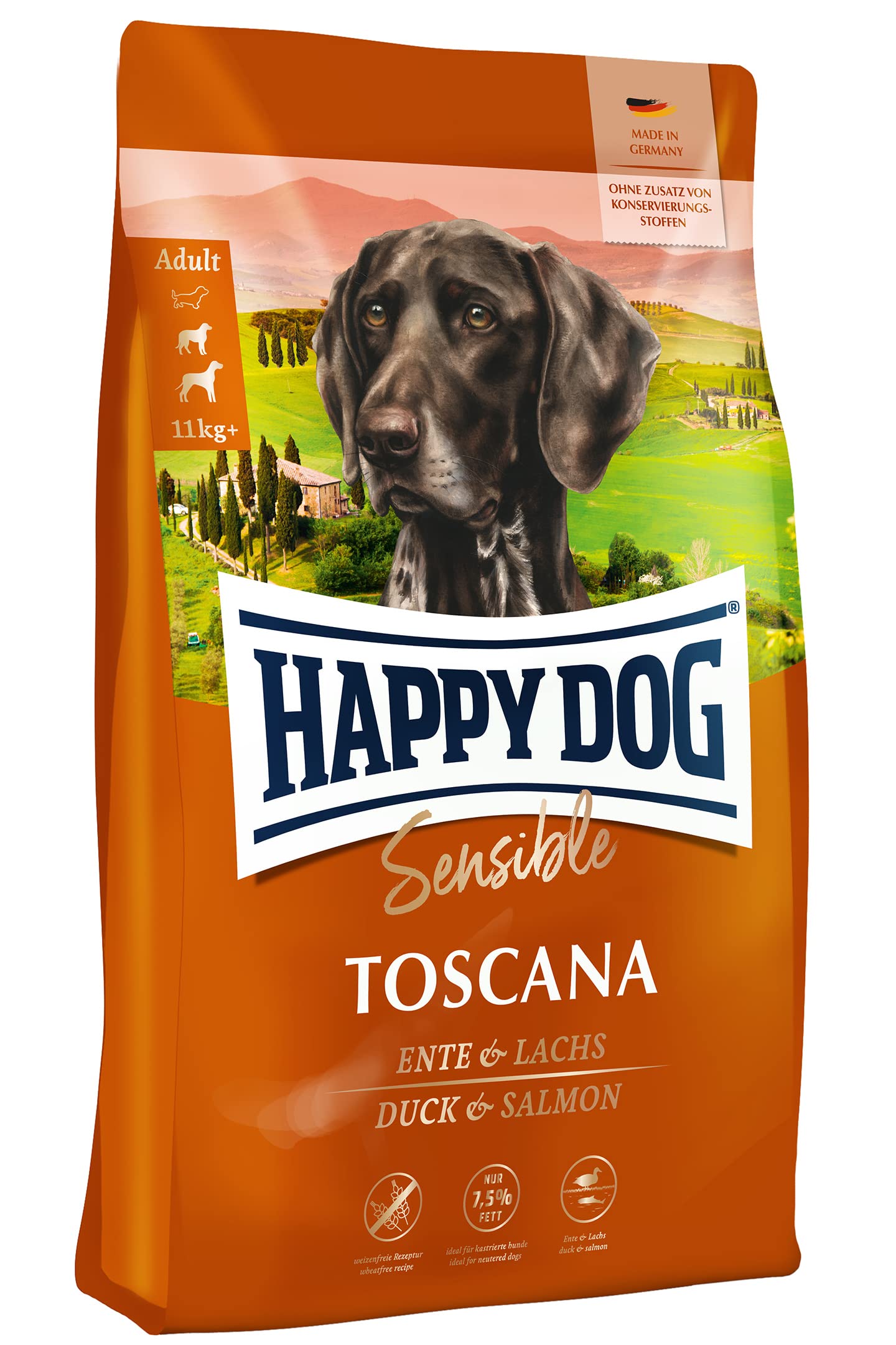 Happy Dog Sensible Neuseeland - M - Trockenfutter, Hundefutter - Geschmacksrichtung Lamm - 12,5kg
