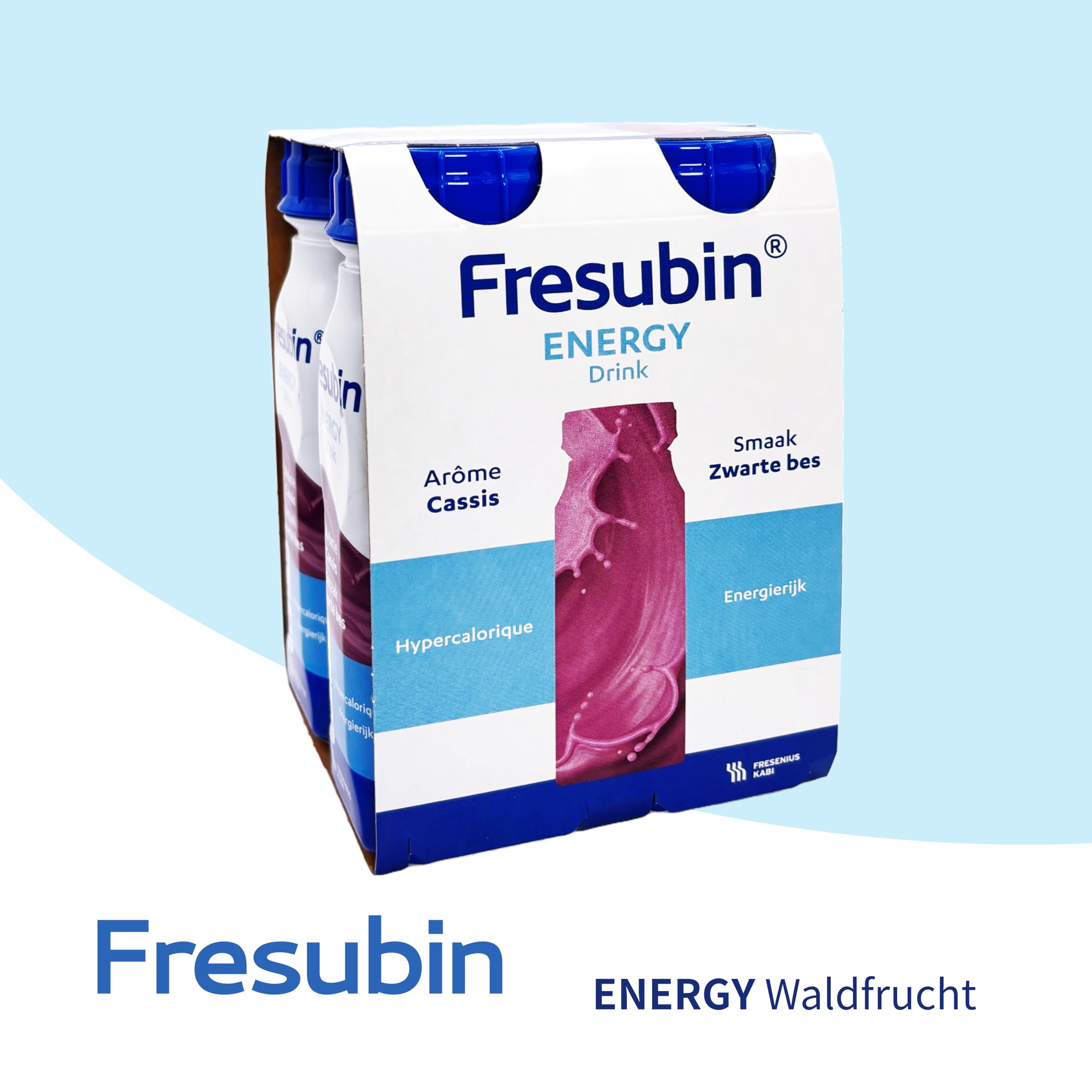 Fresubin Energy Drink - Mischkarton Hochkalorische Trinknahrung von Fresenius Kabi in 6 Geschmacksrichtungen, 300 kcal pro Flasche (200 ml (24er Pack), Mischkarton)