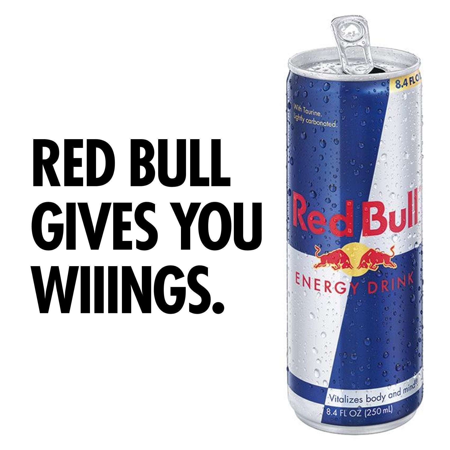 Red Bull Energy Drink with 80mg Caffeine plus Taurine & B Vitamins, 8.4 Fl Oz, 6 Packs of 4 Cans (Pack of 24)