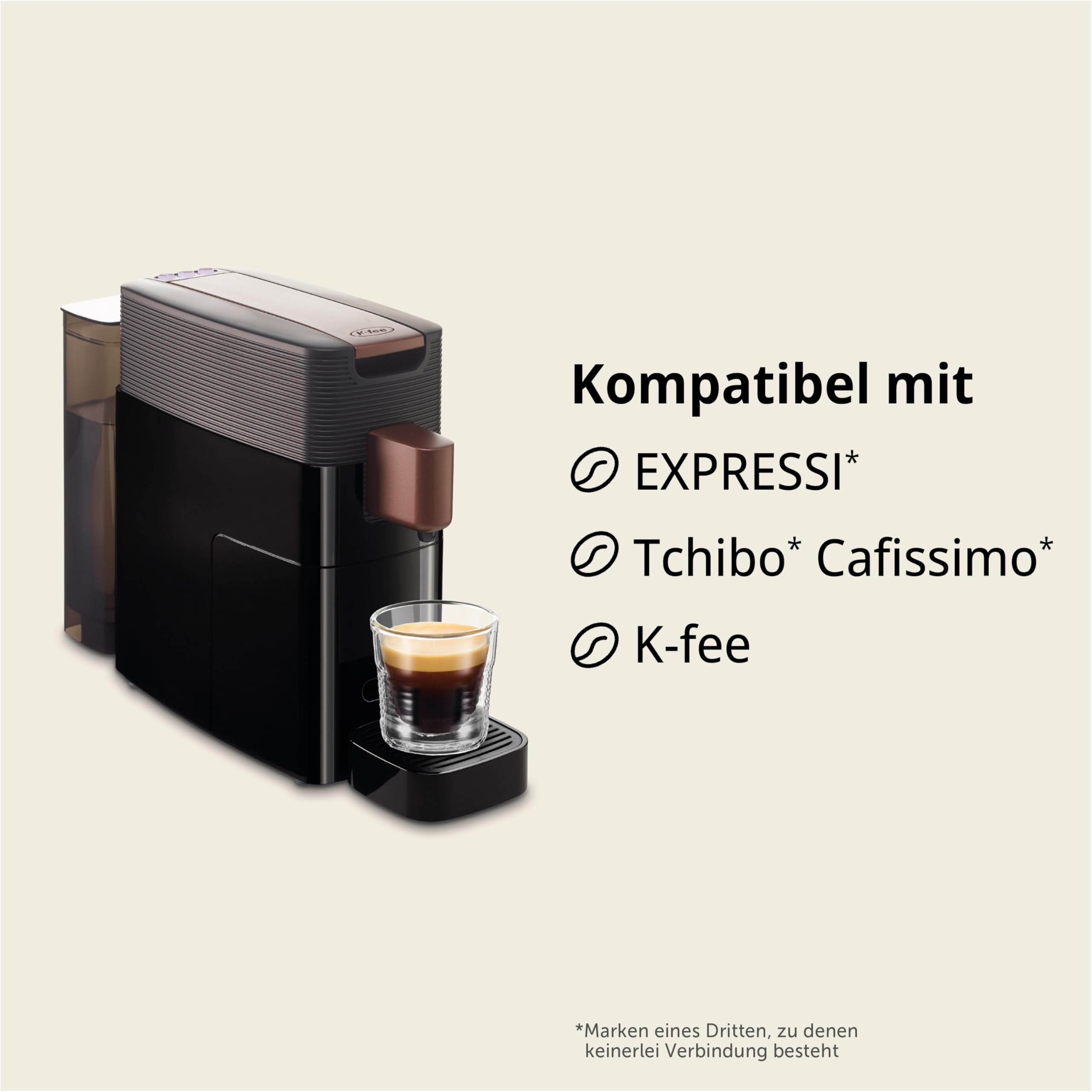 ESPRESTO Caffè Crema Classic, kompatibel mit K-fee & Aldi EXPRESSI*, RFA zertifiziert, 96 Kaffeekapseln
