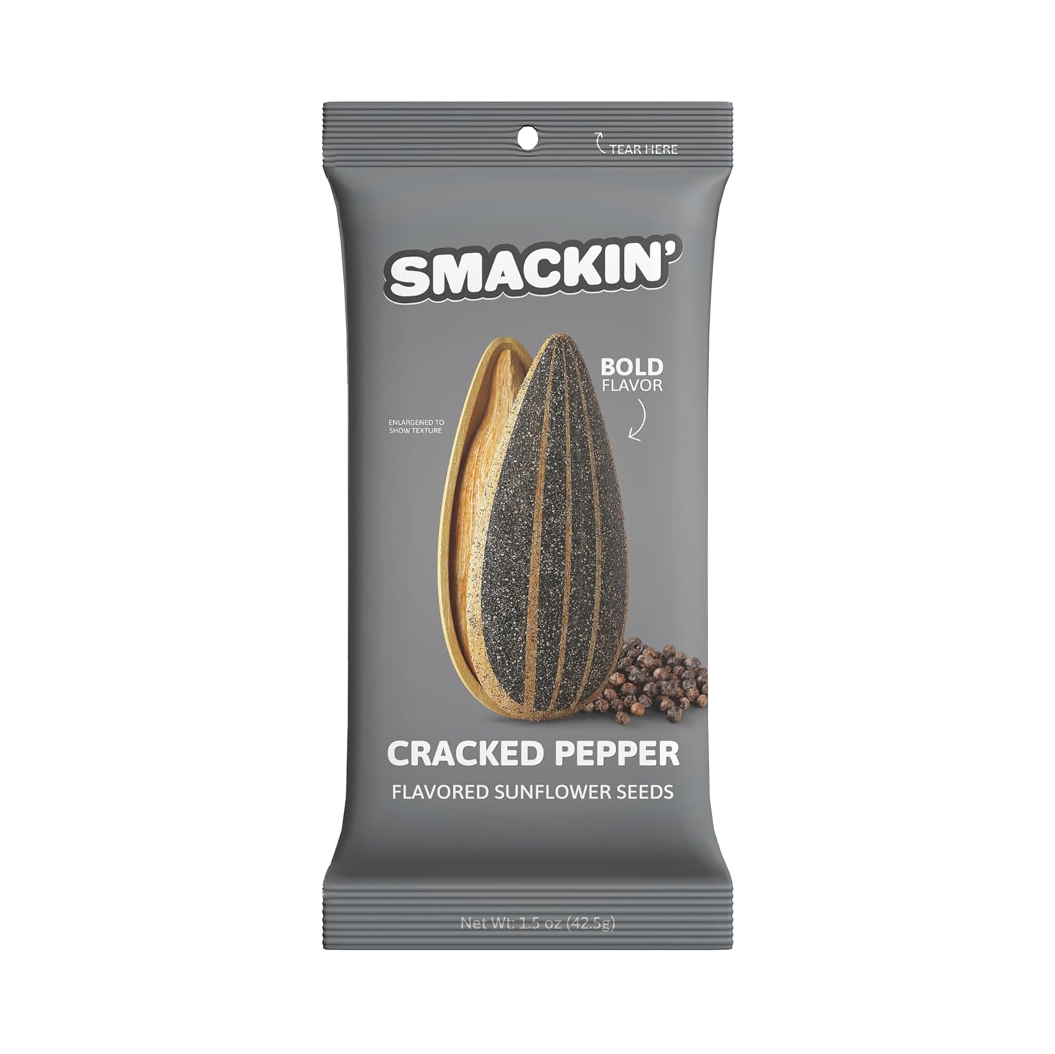 SMACKIN' Sunflower Seeds, Roasted Jumbo Small-Batch, American Made - Variety, 1.5oz bags (11 pack)