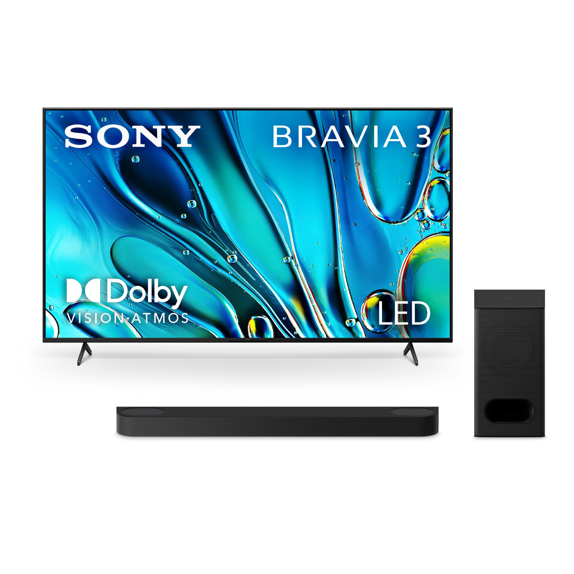 Sony 75-Inch Class 4K Ultra HD BRAVIA 3 LED Smart TV with Google TV, Dolby Vision HDR, and Exclusive Features for PlayStation®5 (K-75S30)