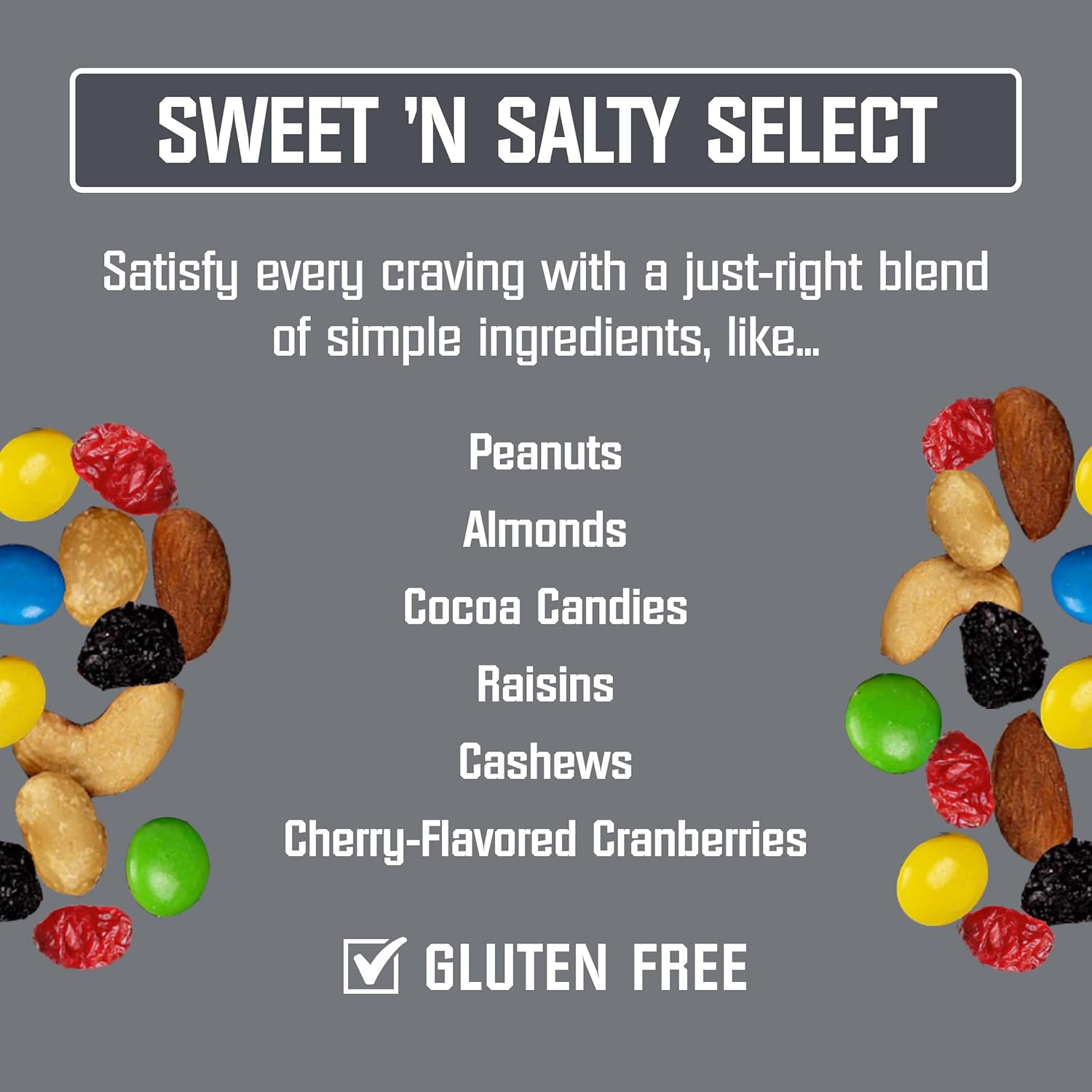 Kar's Nuts Sweet 'N Salty Trail Mix, 2 oz Pouch (Pack of 72), Gluten-Free Trail Mix Snack