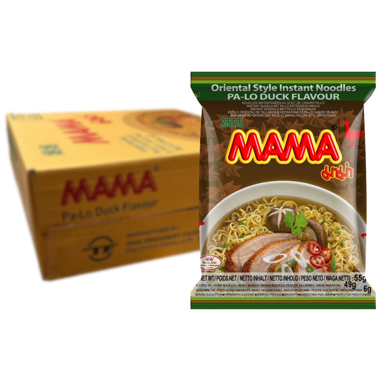 MAMA - Instant Nudeln Hühn - Multipack (30 X 55 GR)