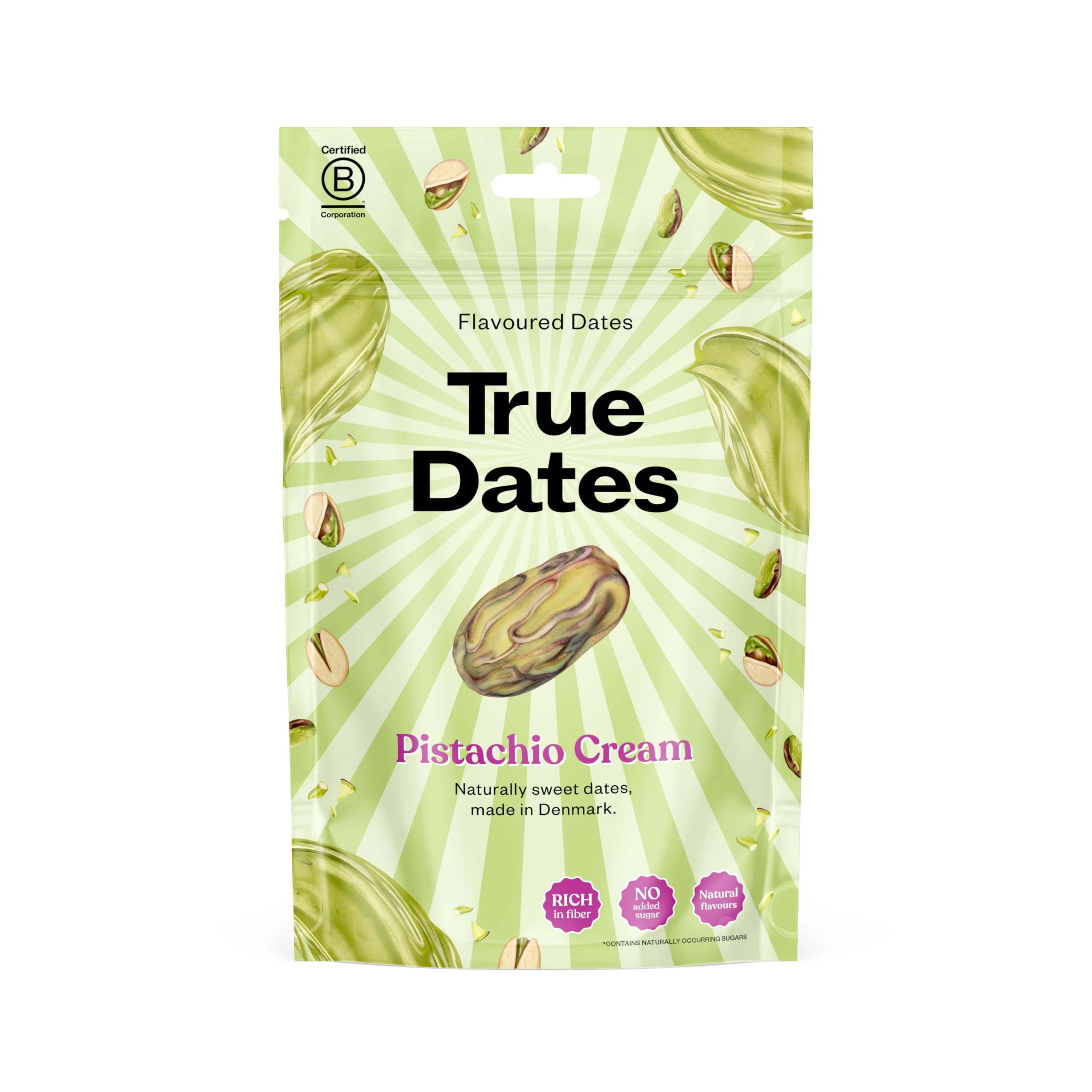 True Dates - Sour Apple | natürlich aromatisierte Datteln | Saurer Apfel-Geschmack | 100 g
