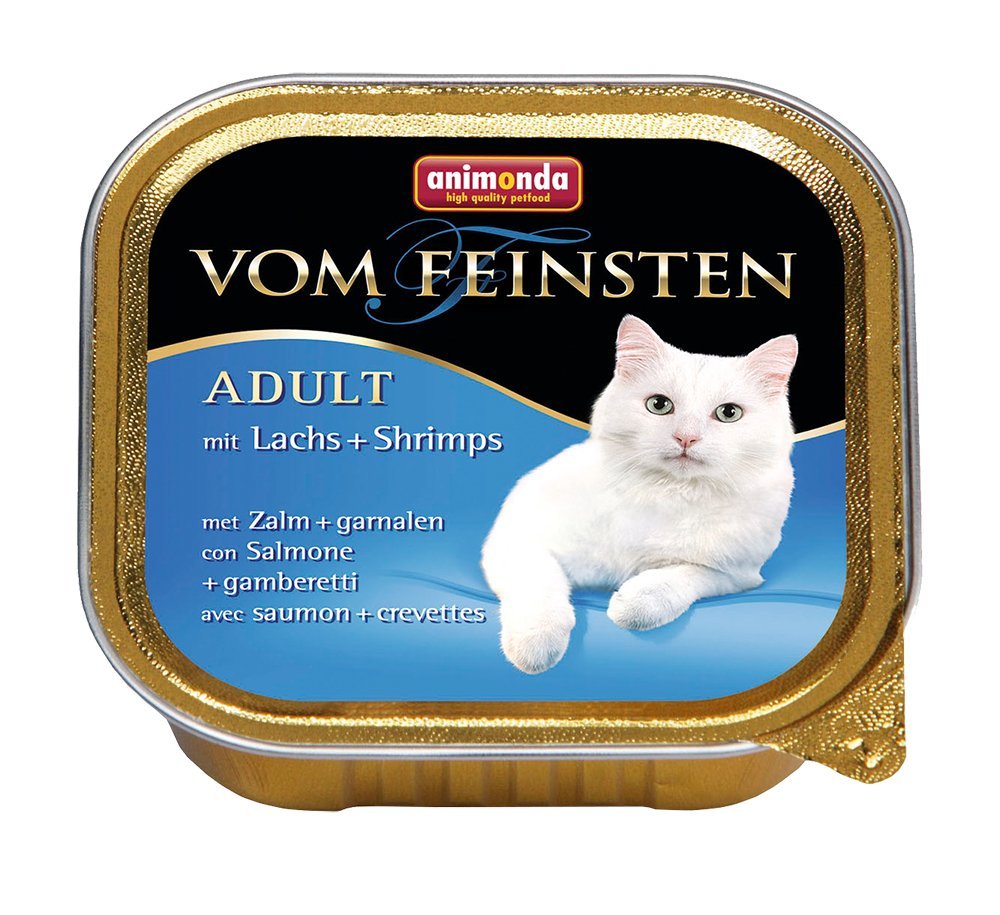 animonda Vom Feinsten Adult Vielfalt (32 x 100 g), Nassfutter für ausgewachsene Katzen, Katzenfutter ohne Getreide und Zucker, mit 100 % frischen, fleischlichen Zutaten