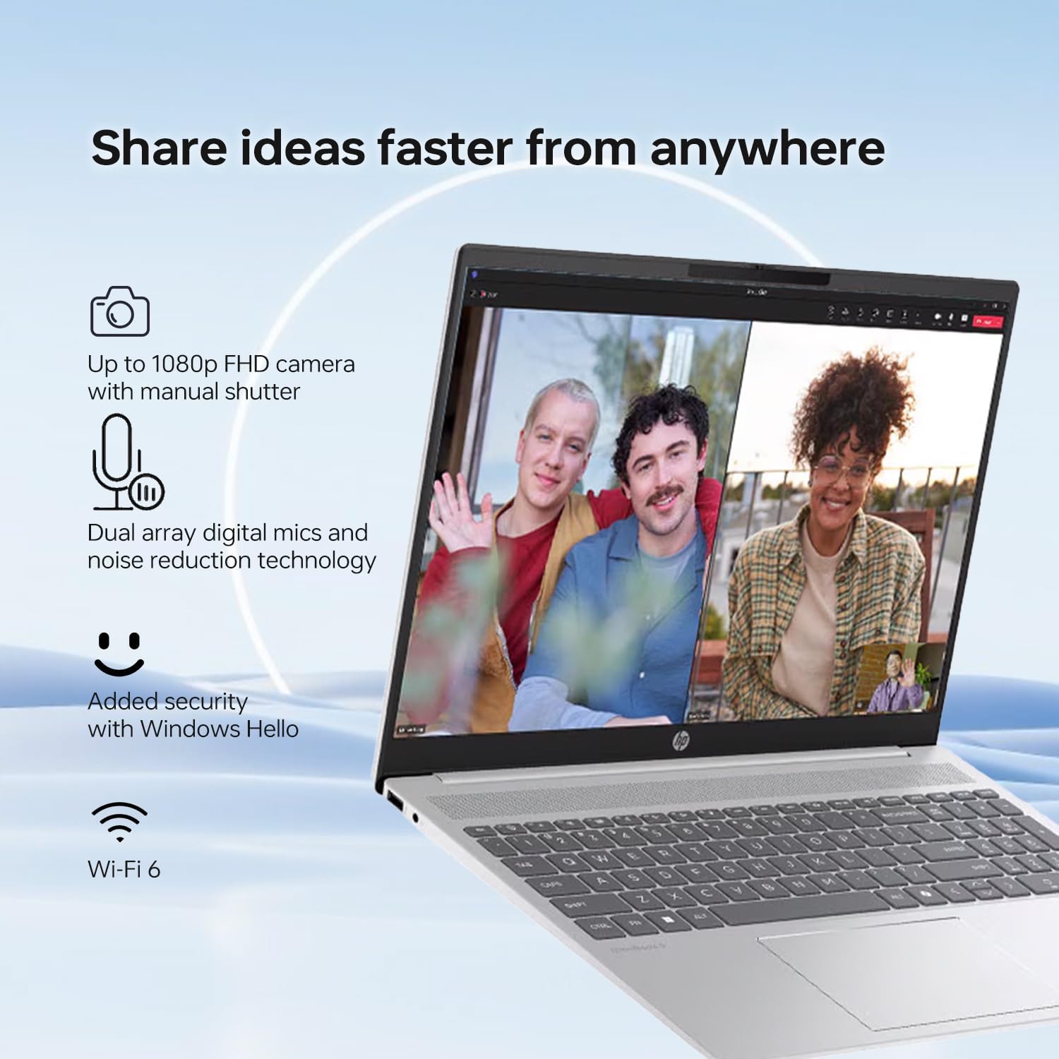 HP 17.3" Touchscreen Business Copilot AI Laptop PC, Intel Ultra 5 225U, 16GB DDR5 RAM, 1TB SSD, Wi-Fi 6, Win11 Home, Backlit Keyboard, Webcam Shutter, Fingerprint Reader, Bundle with PCO Laptop Cooler