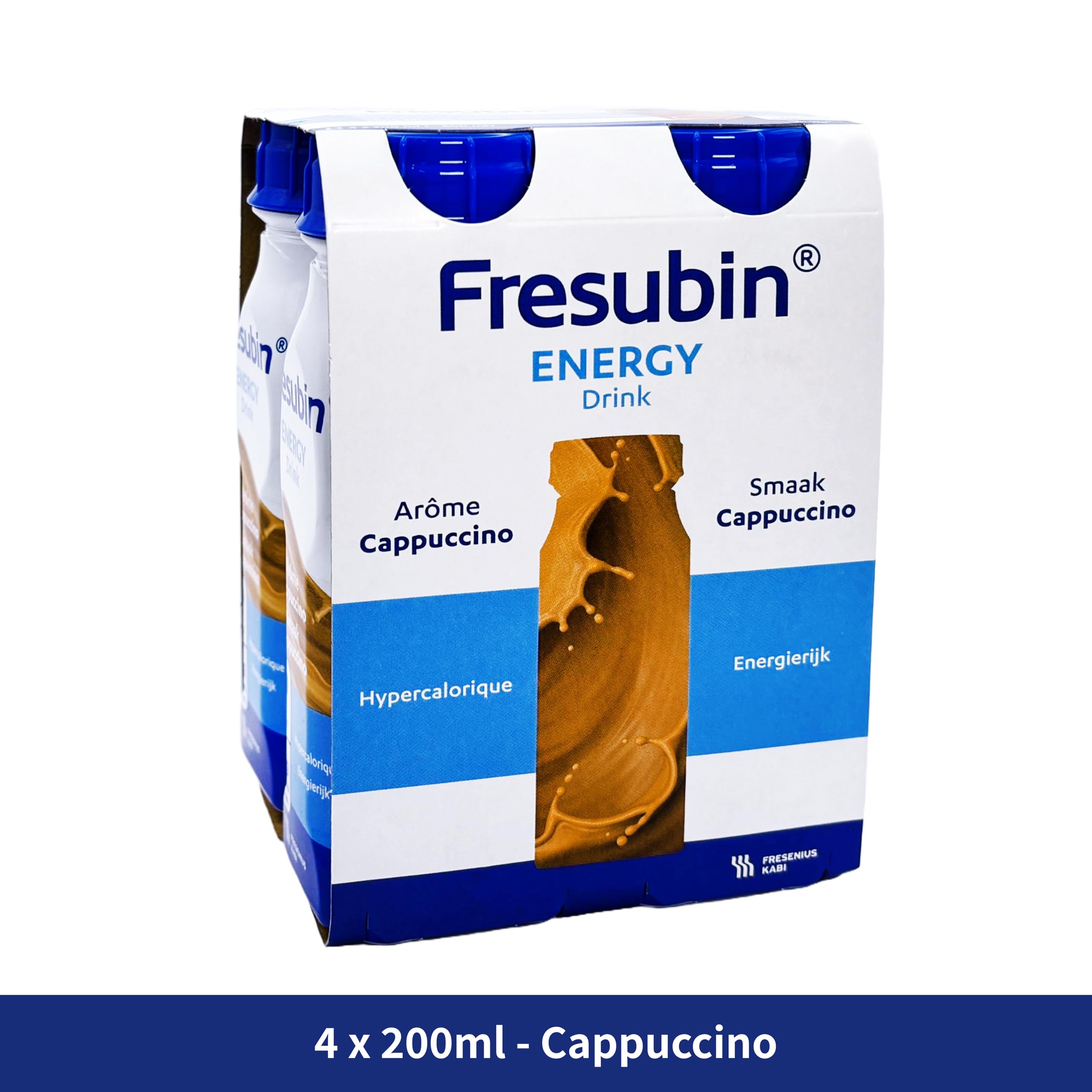 Fresubin Energy Drink - Mischkarton Hochkalorische Trinknahrung von Fresenius Kabi in 6 Geschmacksrichtungen, 300 kcal pro Flasche (200 ml (24er Pack), Mischkarton)