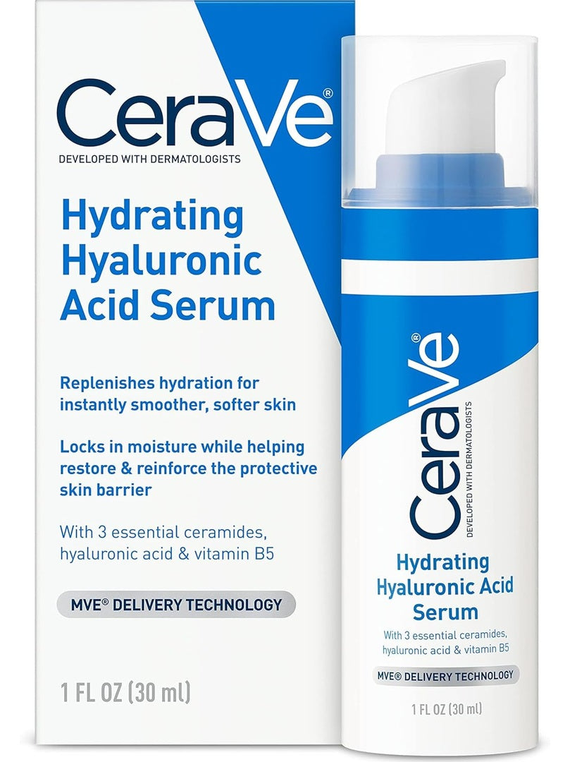 Cerave Hydrating Hyaluronic Acid Serum for Dry Skin 30ml