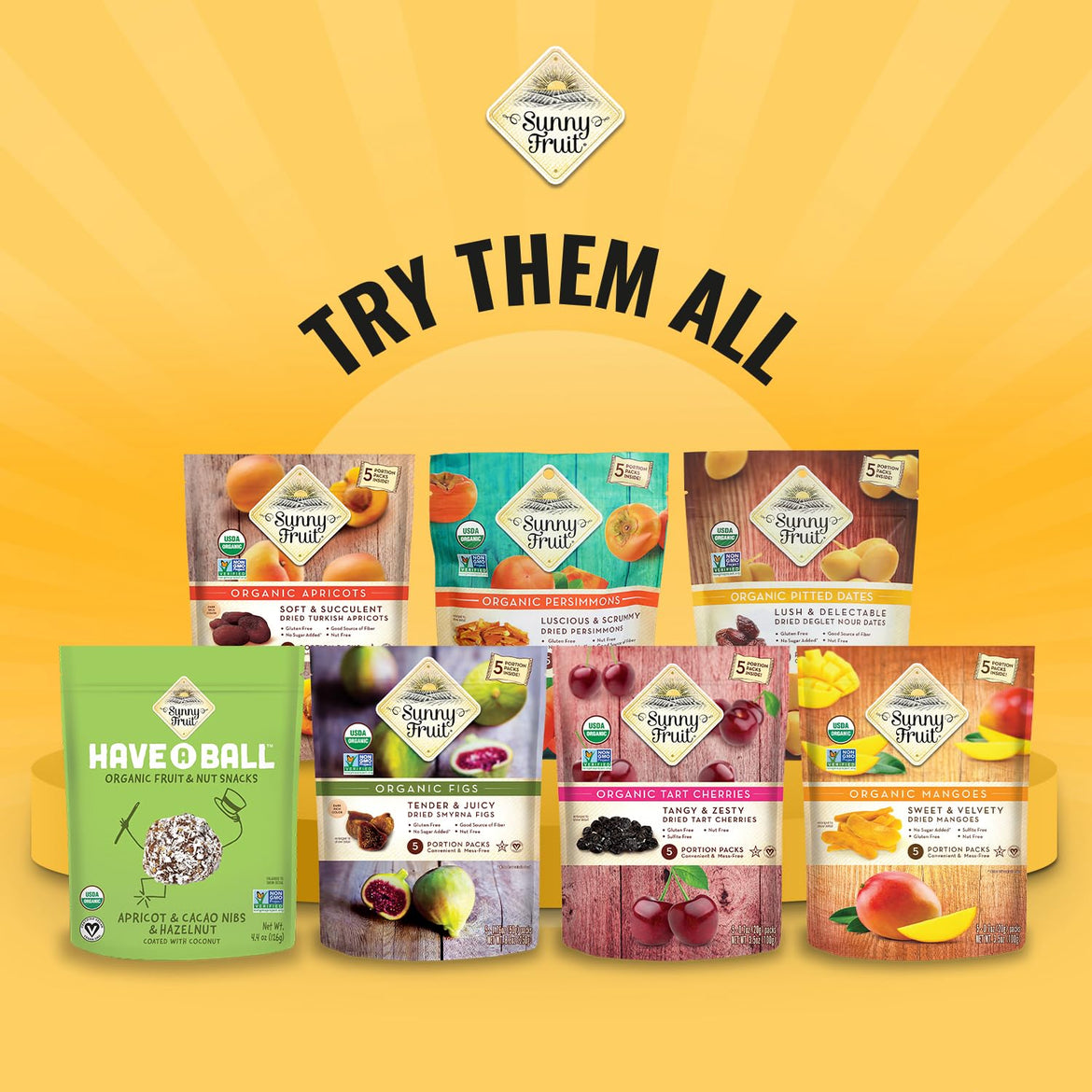 Sunny Fruit Organic Turkish Dried Figs, 2.5 Pound Bulk Bag | No Preservatives, No Sugar Added | Healthy, Sweet Snack | ORGANIC, NON-GMO, VEGAN, HALAL, KOSHER