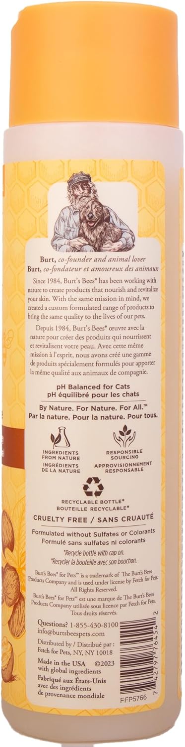 Burt's Bees Katzenshampoo, hypoallergen, mit natürlichen Inhaltsstoffen