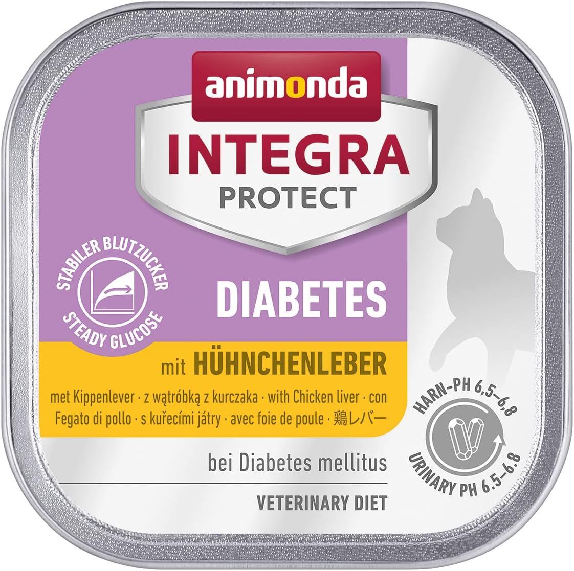 animonda INTEGRA PROTECT Sensitive Huhn Pur (16 x 100 g), Katzen Diätfutter bei Futtermittelallergie, sensitives Katzenfutter für allergische Katzen, Katzennassfutter ohne Getreide