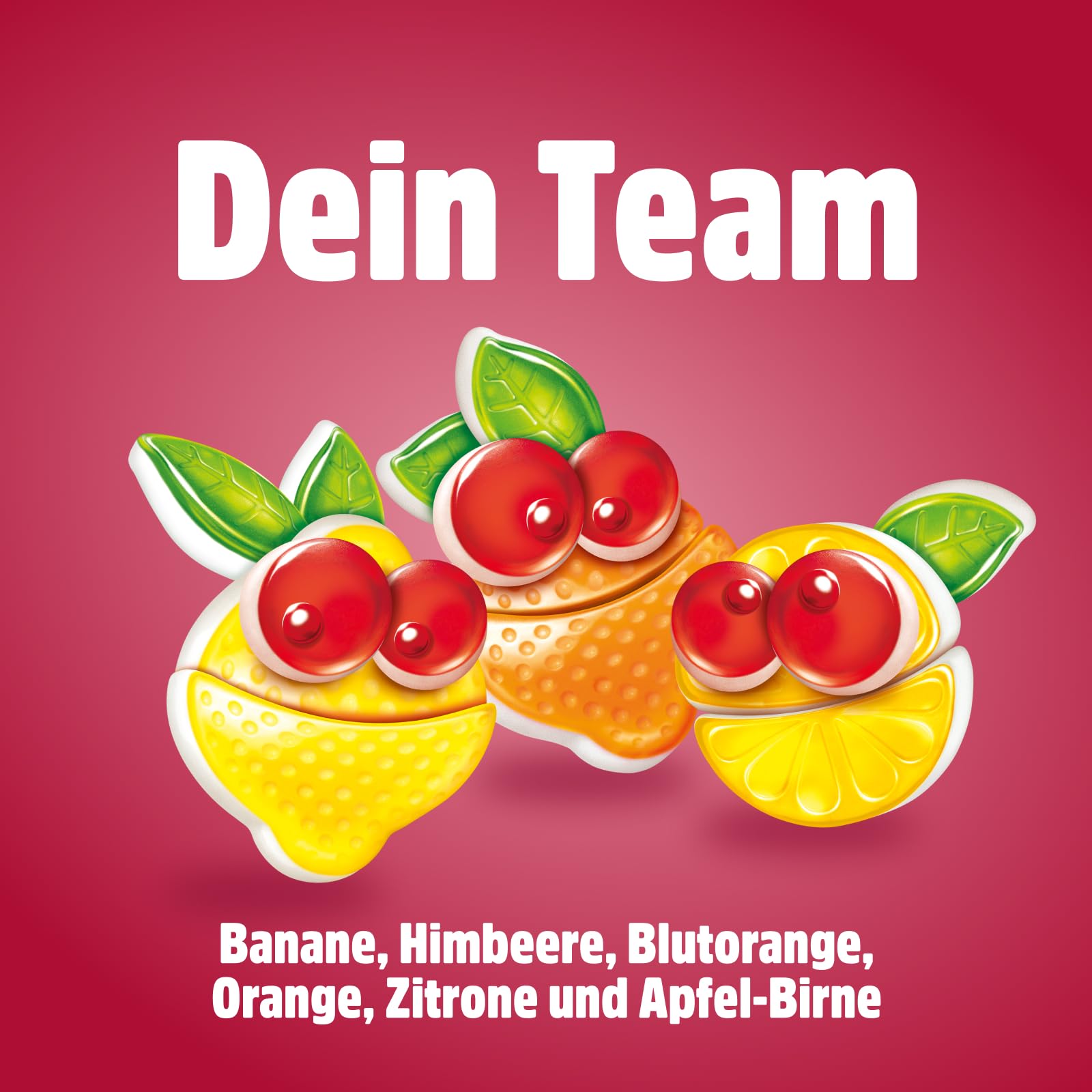 nimm2 Lachgummi – 1 x 376 g Maxi Pack – Fruchtgummi mit Fruchtsaft und Vitaminen – Süßigkeit in sechs Geschmacksrichtungen